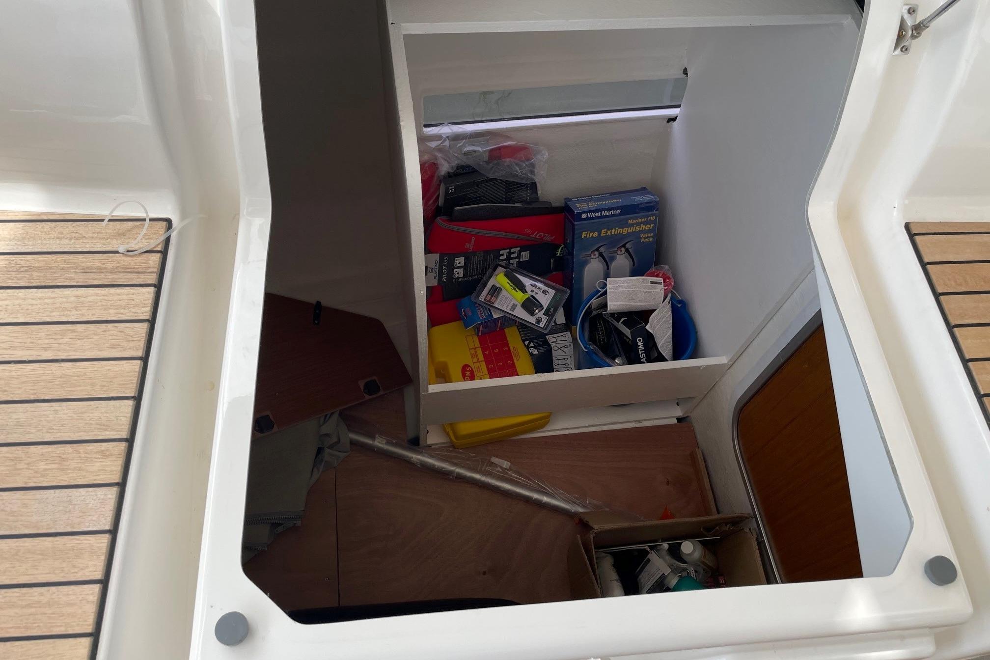 Large Cockpit Storage Locker