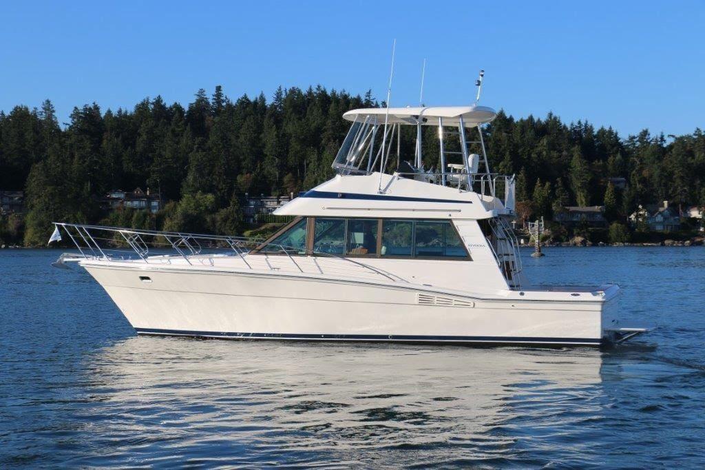 1989 Riviera 38 Open Flybridge #TBTW3889 inventory image at Sun Country Yachts, South Lake Union (Seattle) 1989 Riviera 38 Open Flybridge #TBTW3889 inventory image at Sun Country Yachts, South Lake Union (Seattle)