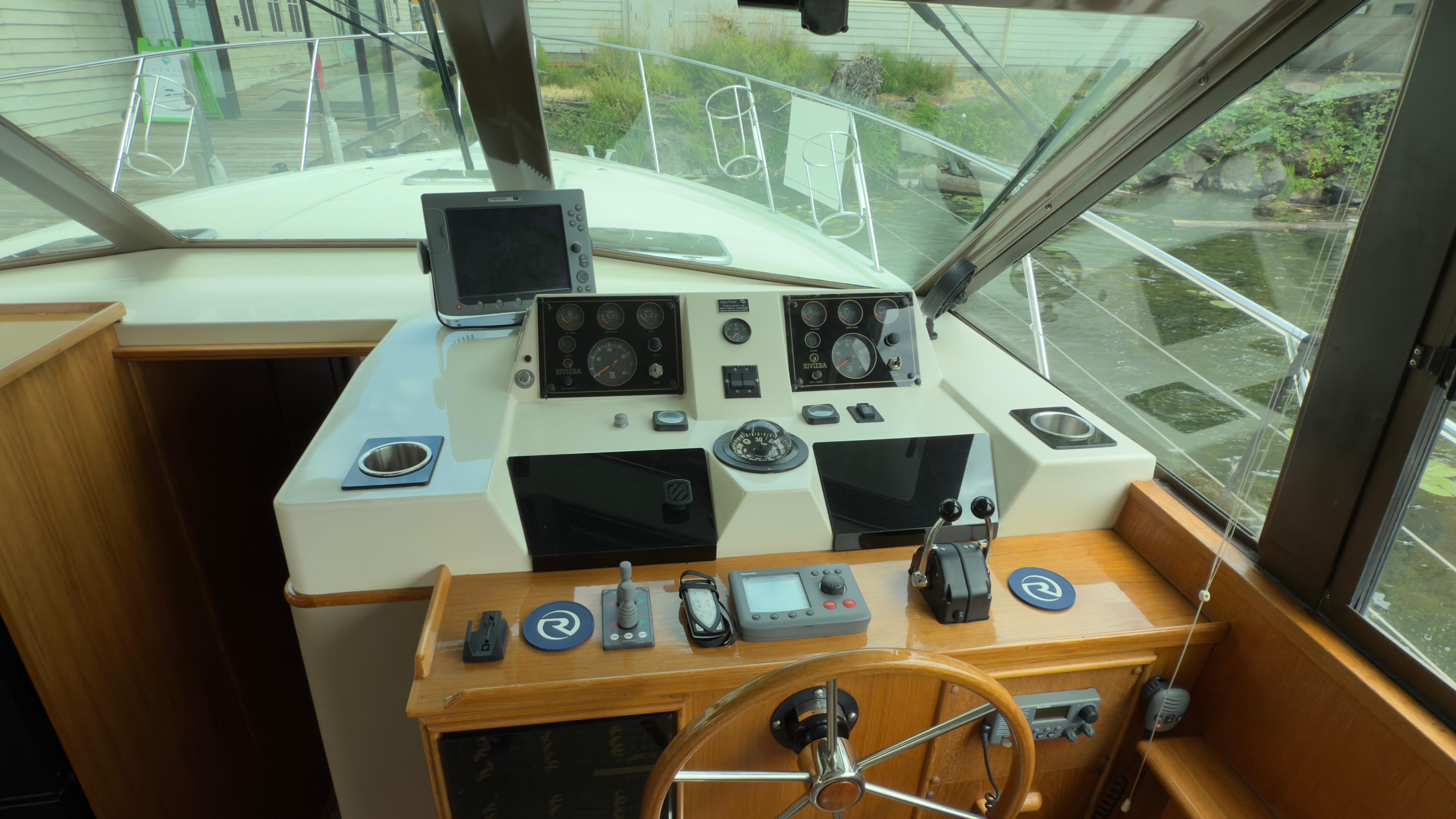 1989 Riviera 38 Open Flybridge #TBTW3889 inventory image at Sun Country Yachts, South Lake Union (Seattle) 1989 Riviera 38 Open Flybridge #TBTW3889 inventory image at Sun Country Yachts, South Lake Union (Seattle)