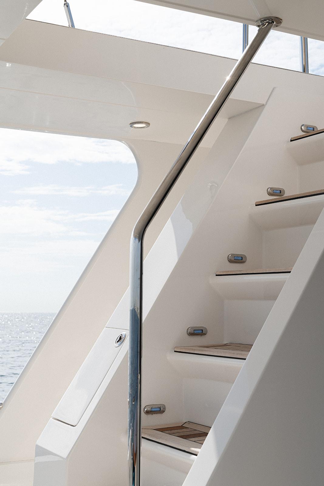 Exterior Steps to Tender Deck