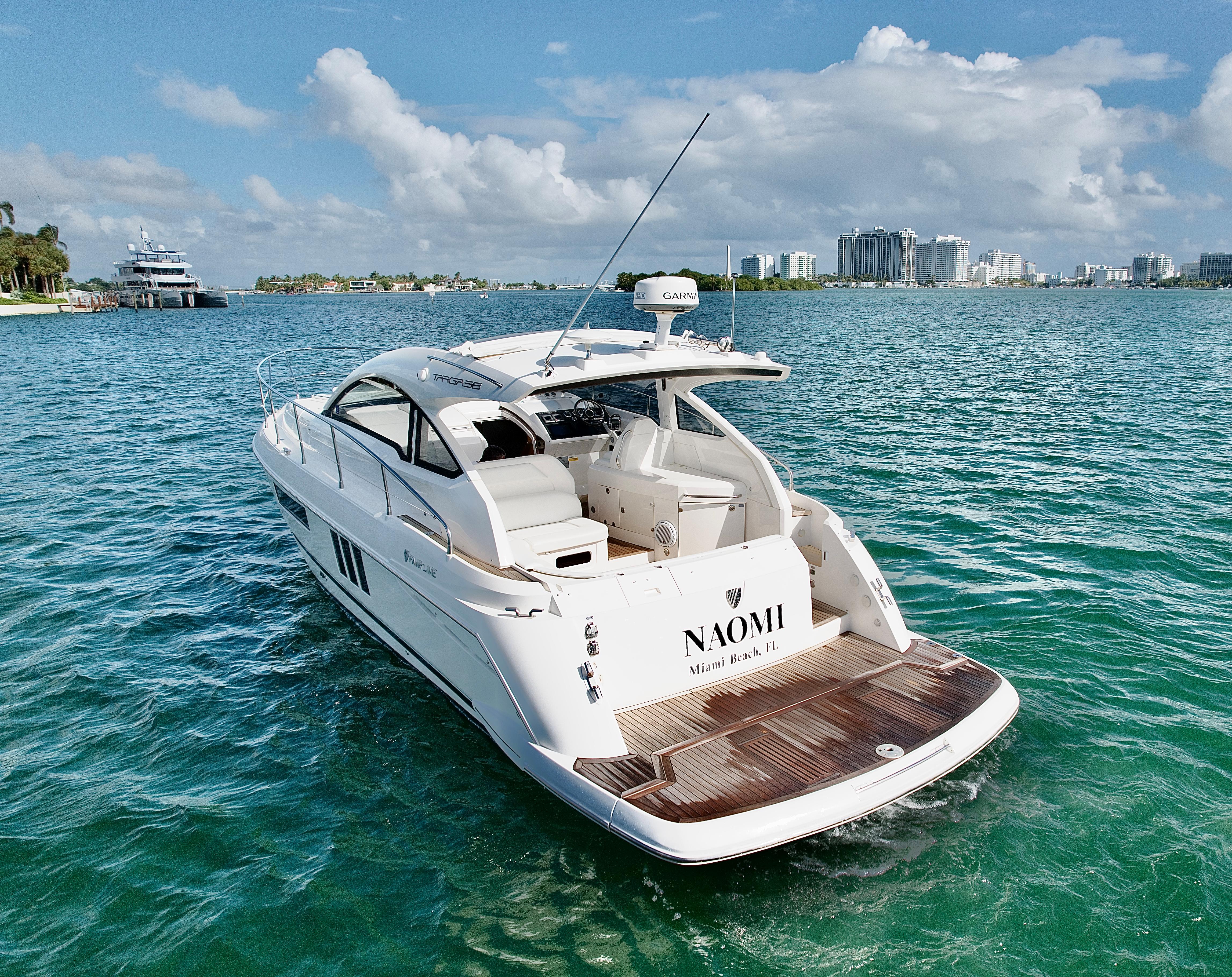 Fairline 38 NAOMI - Exterior Profile