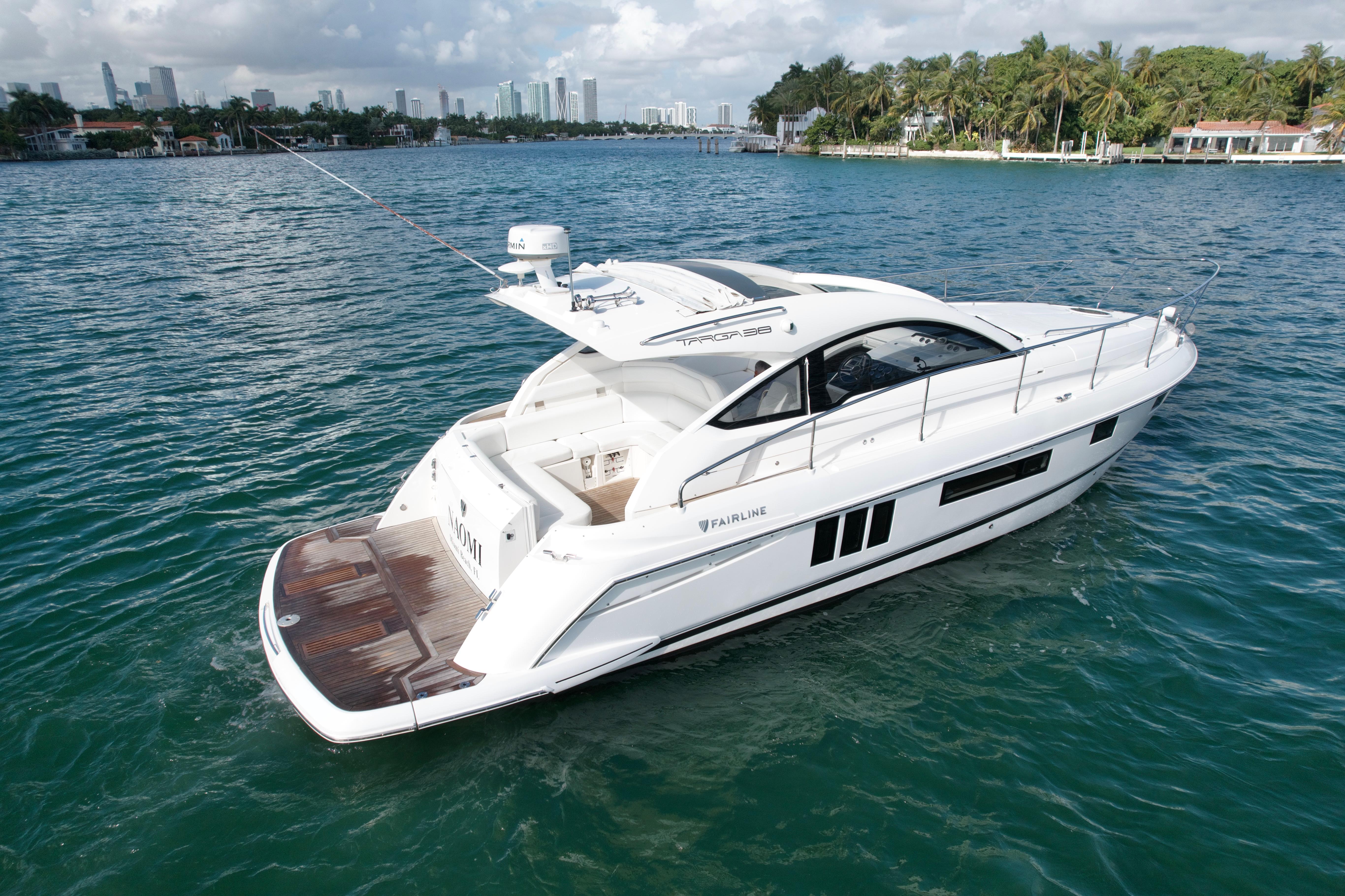 Fairline 38 NAOMI - Exterior Profile