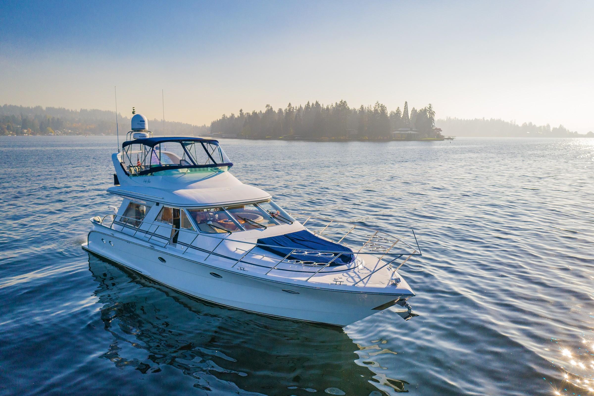 2001 Prima Flybridge Sedan #TBBH53805 inventory image at Sun Country Yachts, South Lake Union (Seattle) 2001 Prima Flybridge Sedan #TBBH53805 inventory image at Sun Country Yachts, South Lake Union (Seattle)