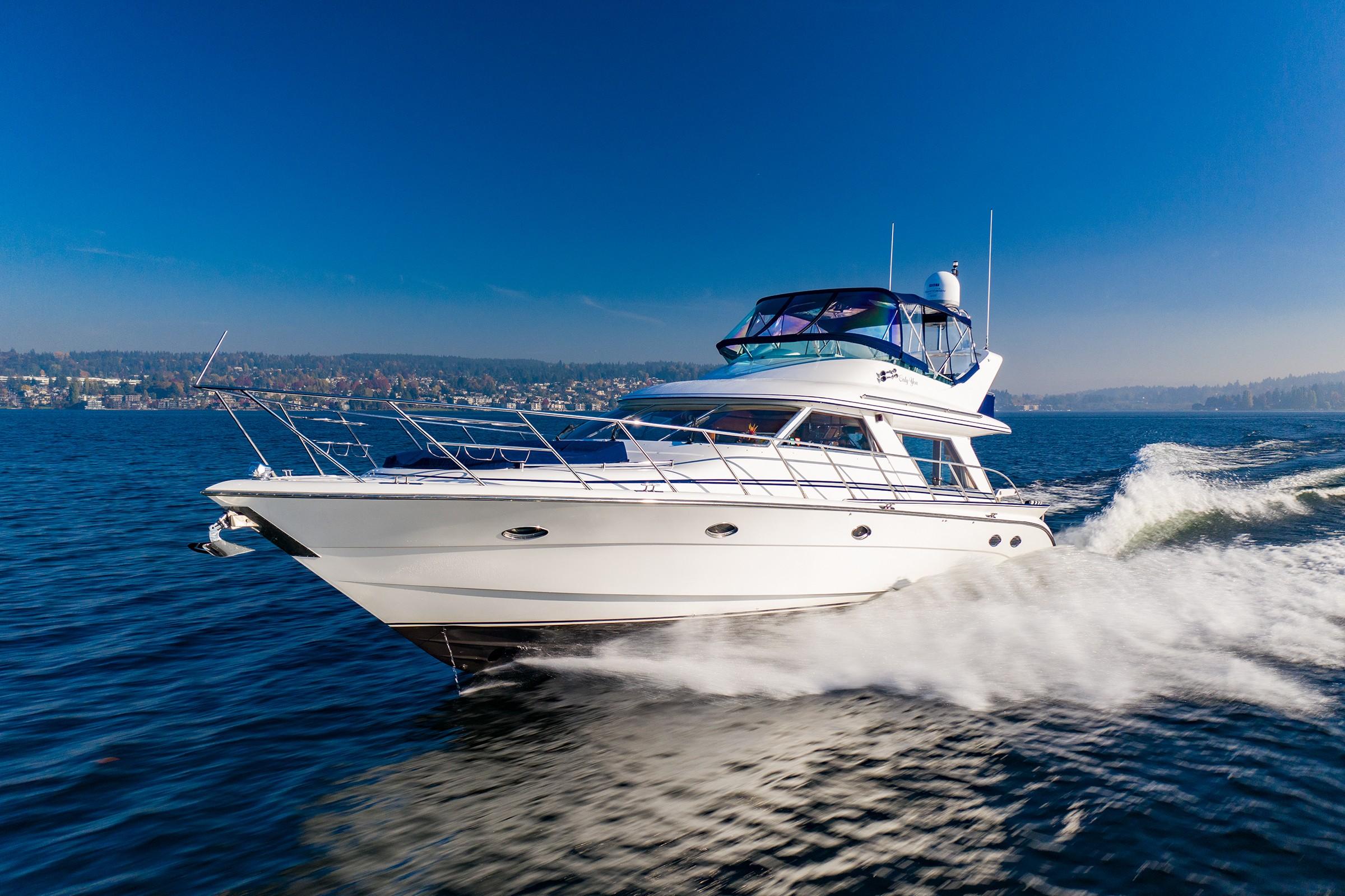 2001 Prima Flybridge Sedan #TBBH53805 inventory image at Sun Country Yachts, South Lake Union (Seattle) 2001 Prima Flybridge Sedan #TBBH53805 inventory image at Sun Country Yachts, South Lake Union (Seattle)