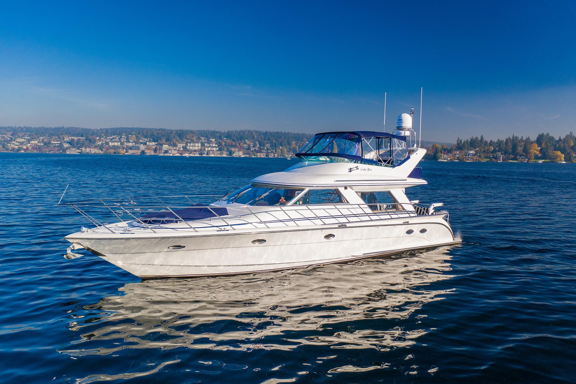 2001 Prima Flybridge Sedan #TBBH53805 inventory image at Sun Country Yachts, South Lake Union (Seattle) 2001 Prima Flybridge Sedan #TBBH53805 inventory image at Sun Country Yachts, South Lake Union (Seattle)