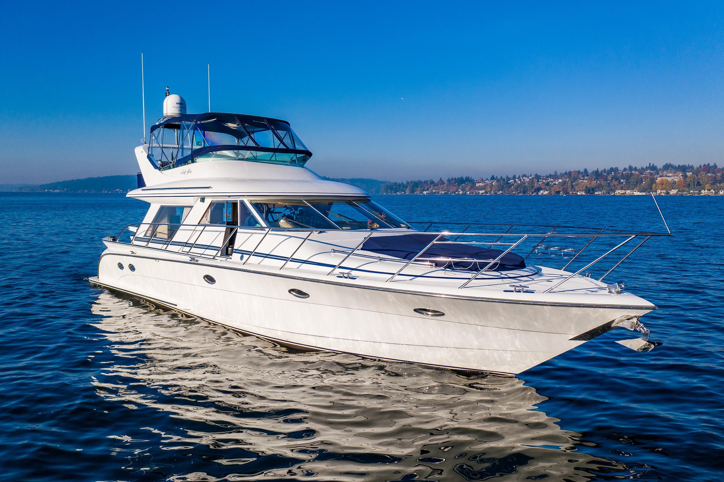 2001 Prima Flybridge Sedan #TBBH53805 inventory image at Sun Country Yachts, South Lake Union (Seattle) 2001 Prima Flybridge Sedan #TBBH53805 inventory image at Sun Country Yachts, South Lake Union (Seattle)