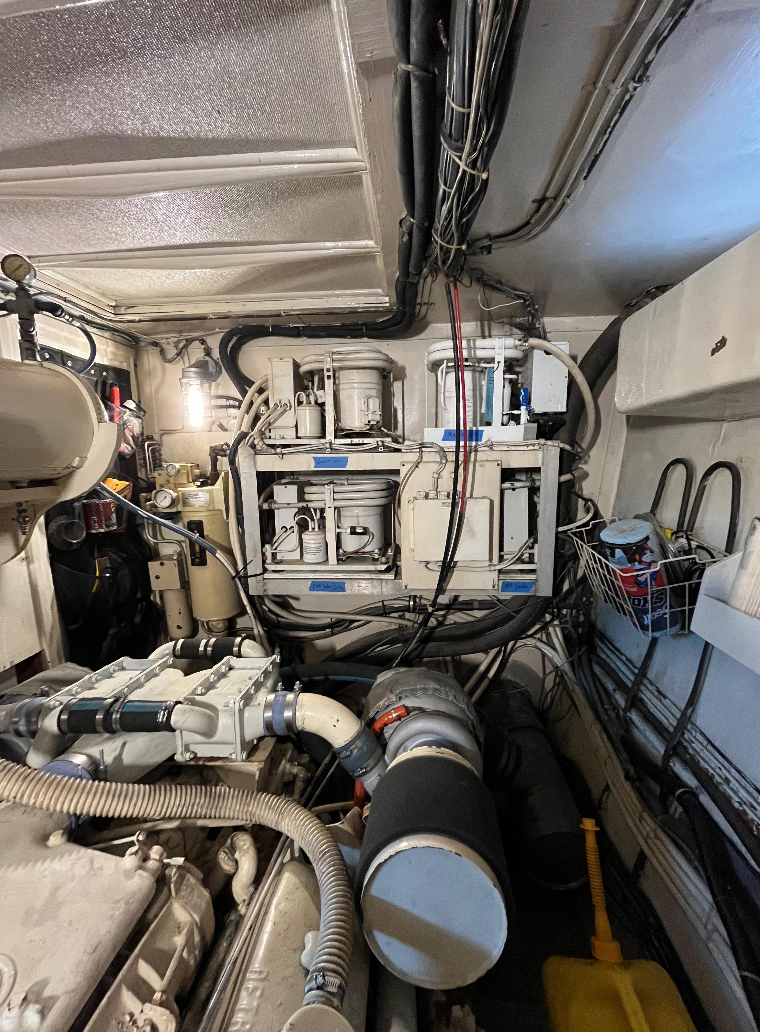 Port engine room