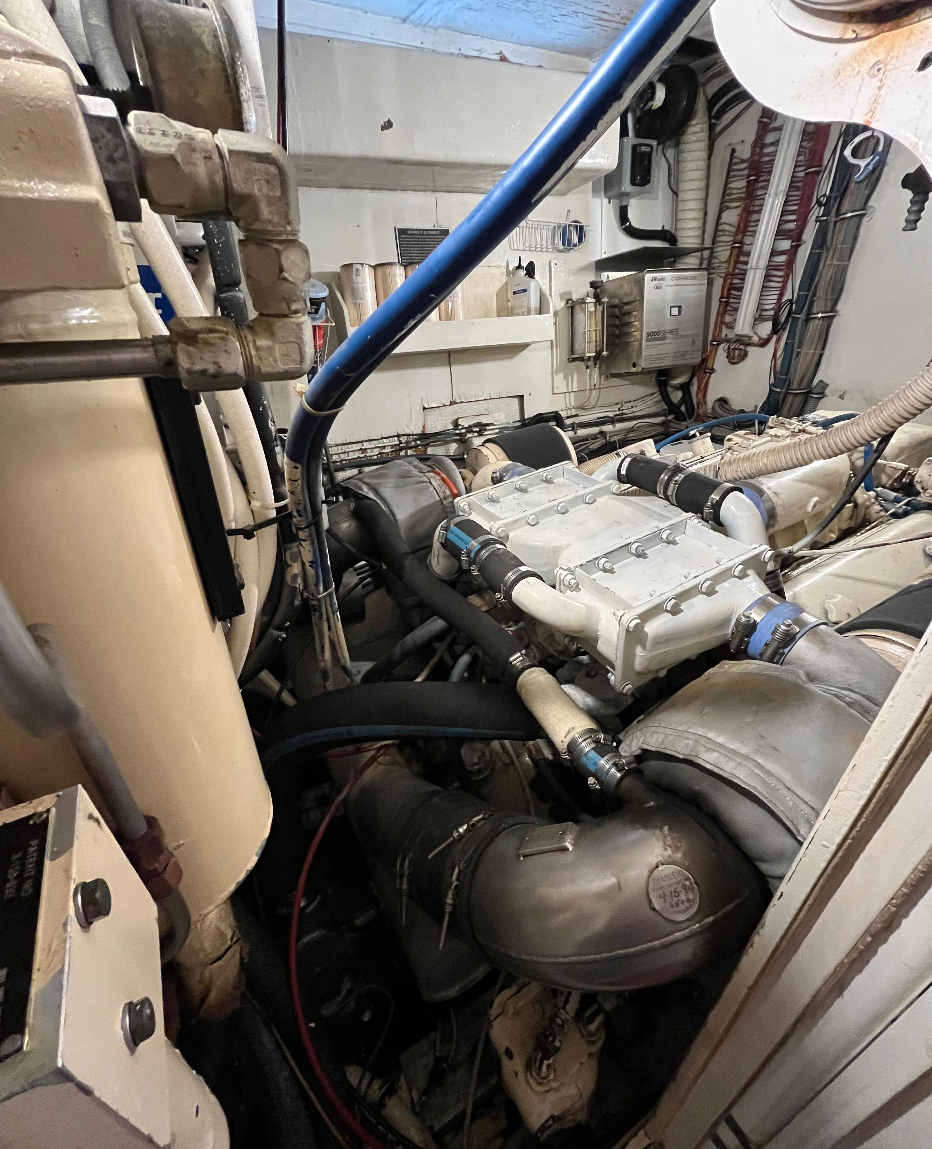 Port engine room