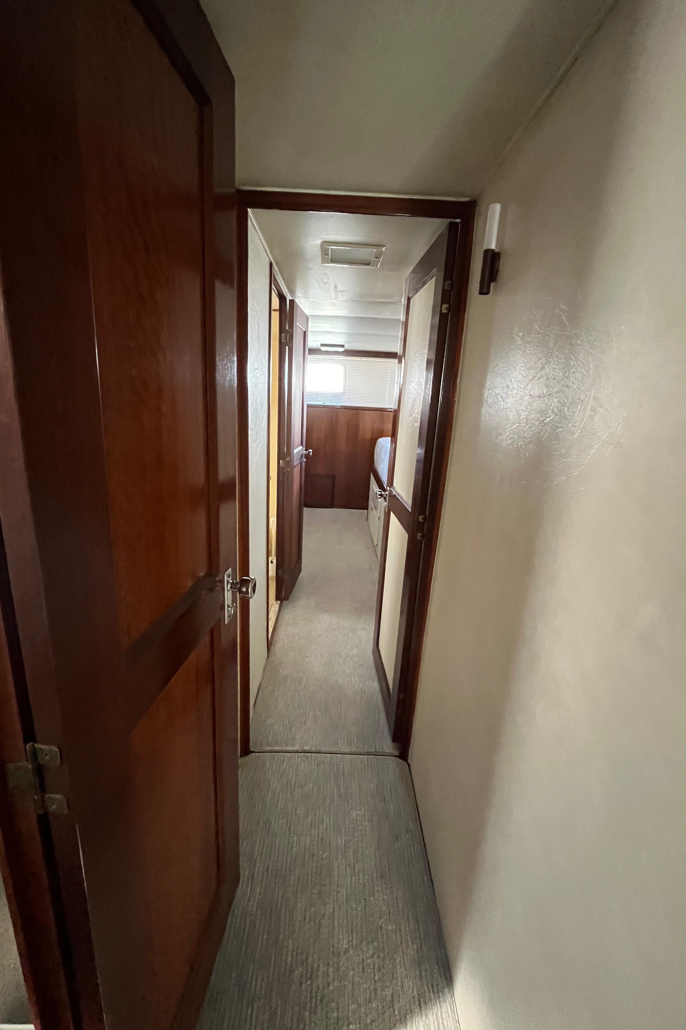 midship looking aft to master stateroom