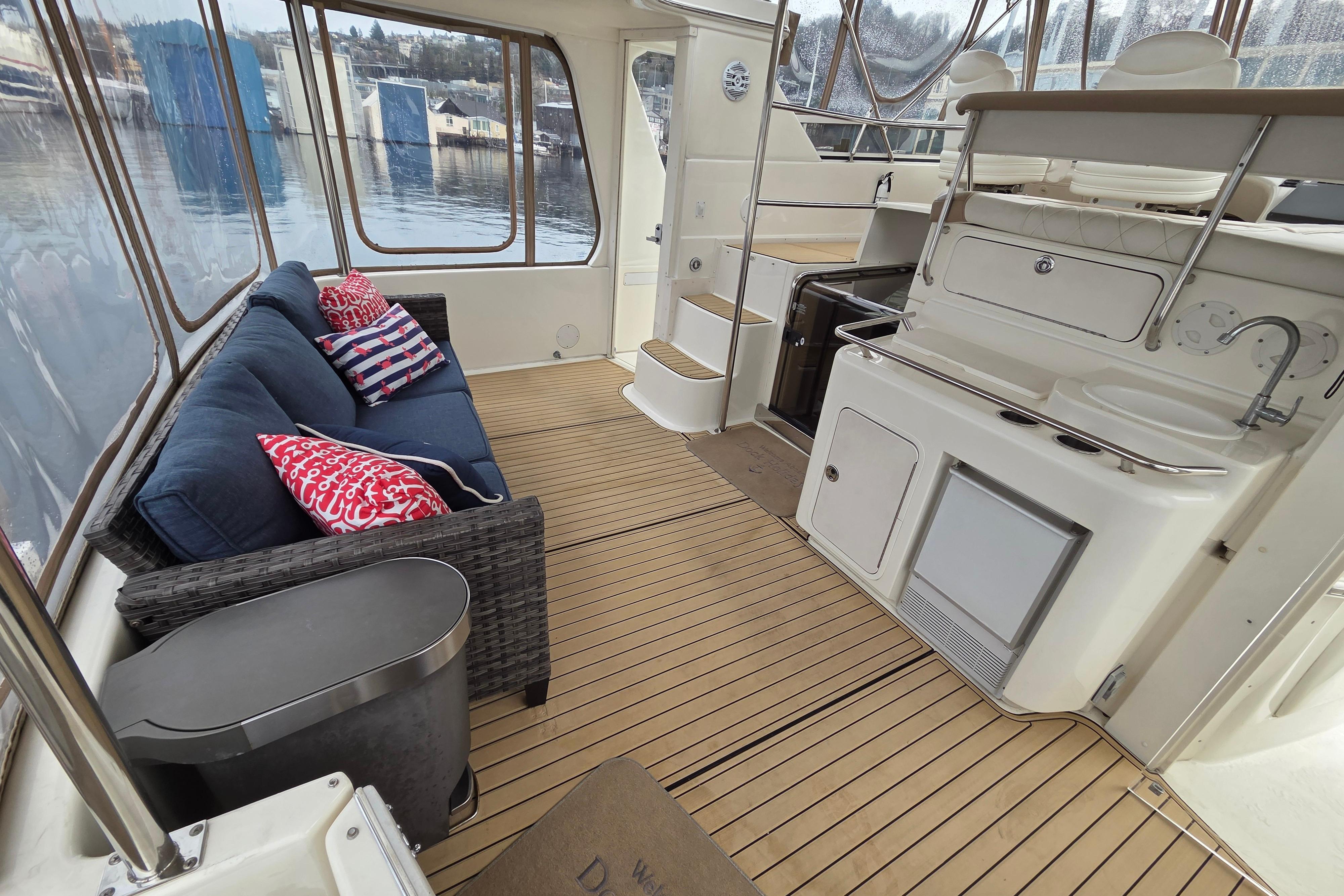 2000 Sea Ray 420 Aft Cabin #TBBJSR42 inventory image at Sun Country Yachts, Seattle