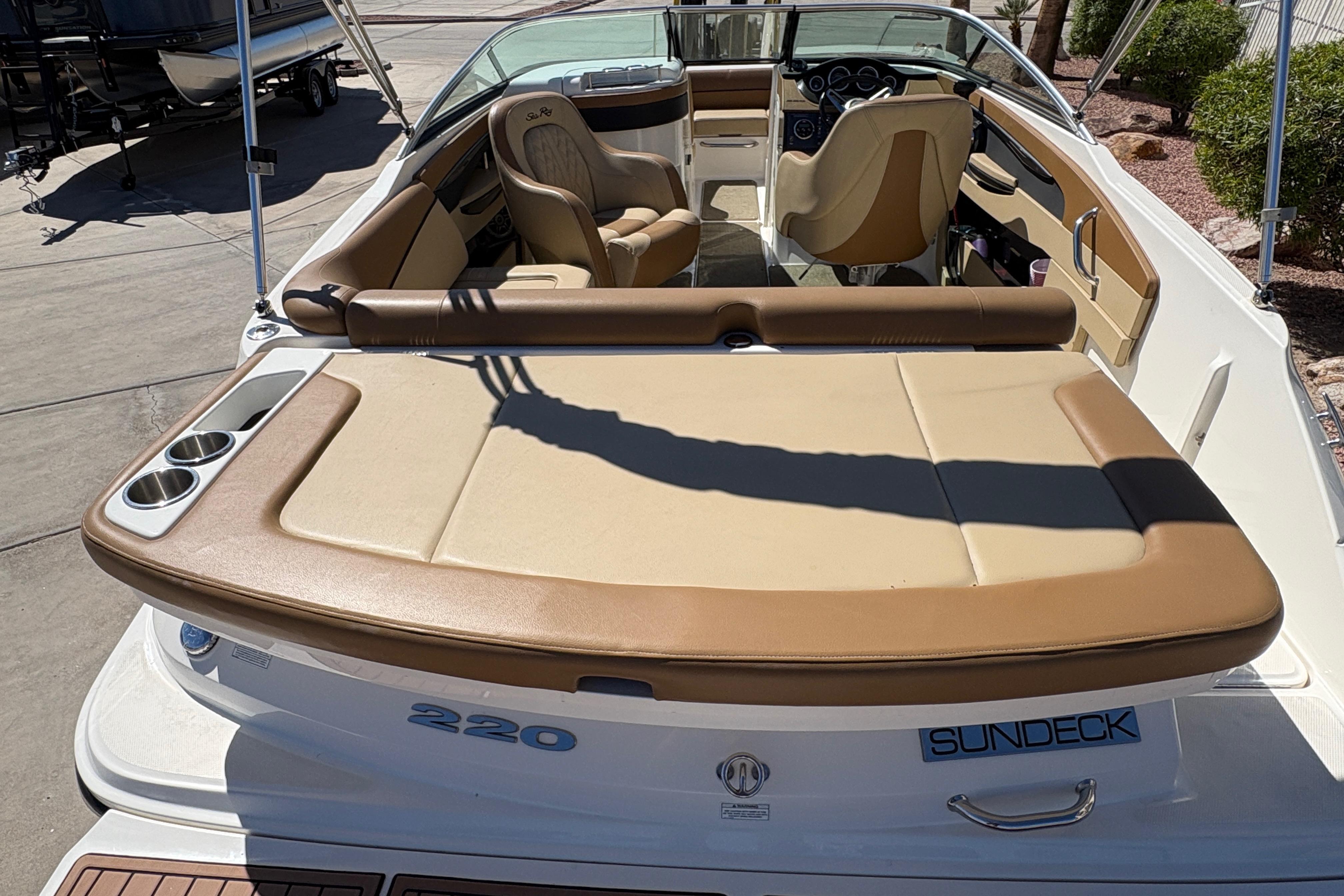 2015 Sea Ray 220 Sundeck #TBJC1564 inventory image at Sun Country Marine Group, Lake Havasu City, AZ