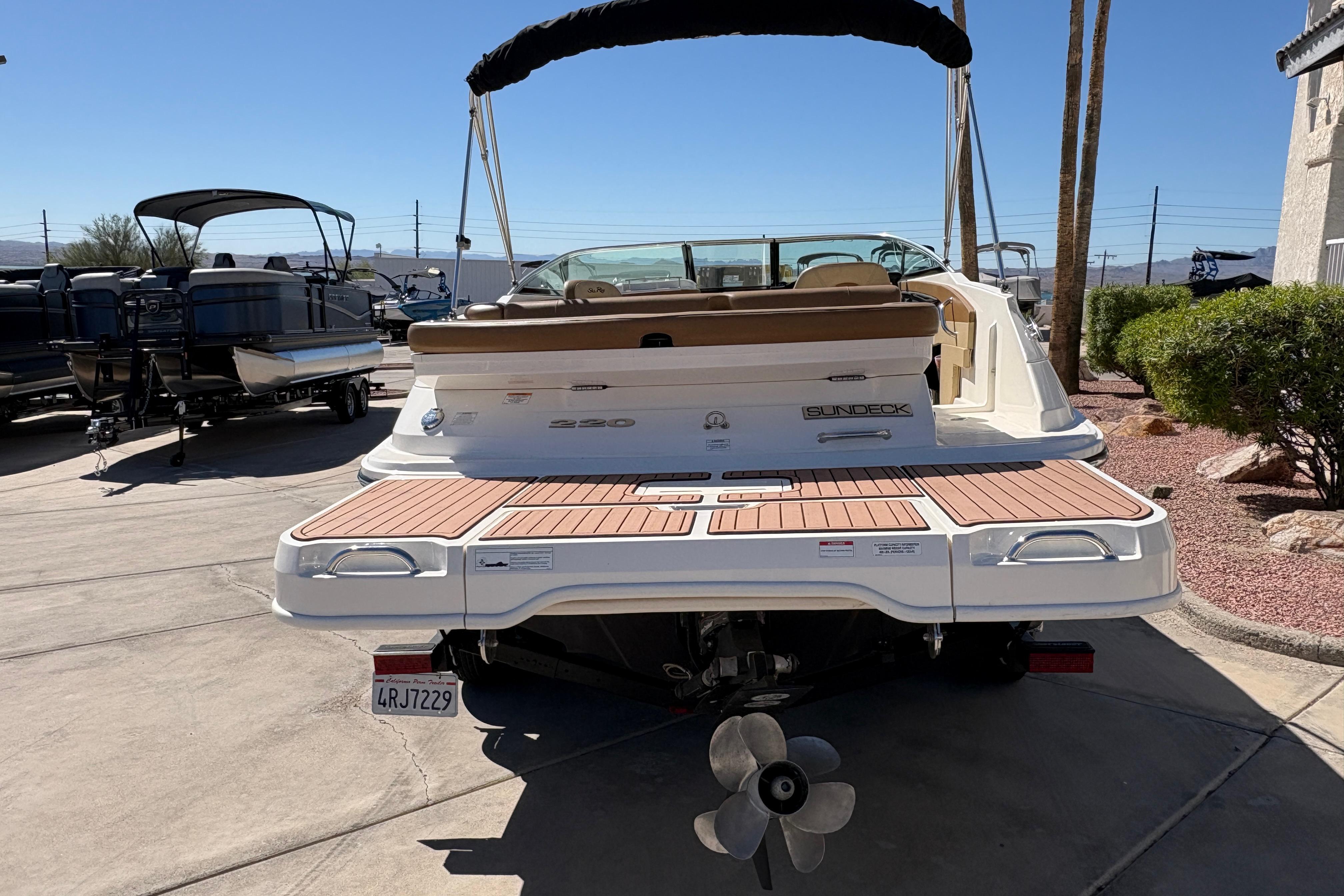 2015 Sea Ray 220 Sundeck #TBJC1564 inventory image at Sun Country Marine Group, Lake Havasu City, AZ