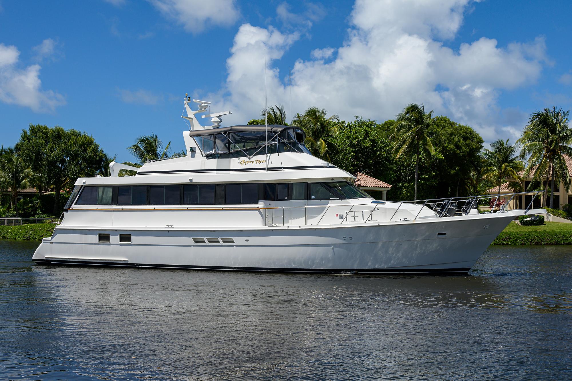 Hatteras 70 - Gypsy Rose - Exterior Profile