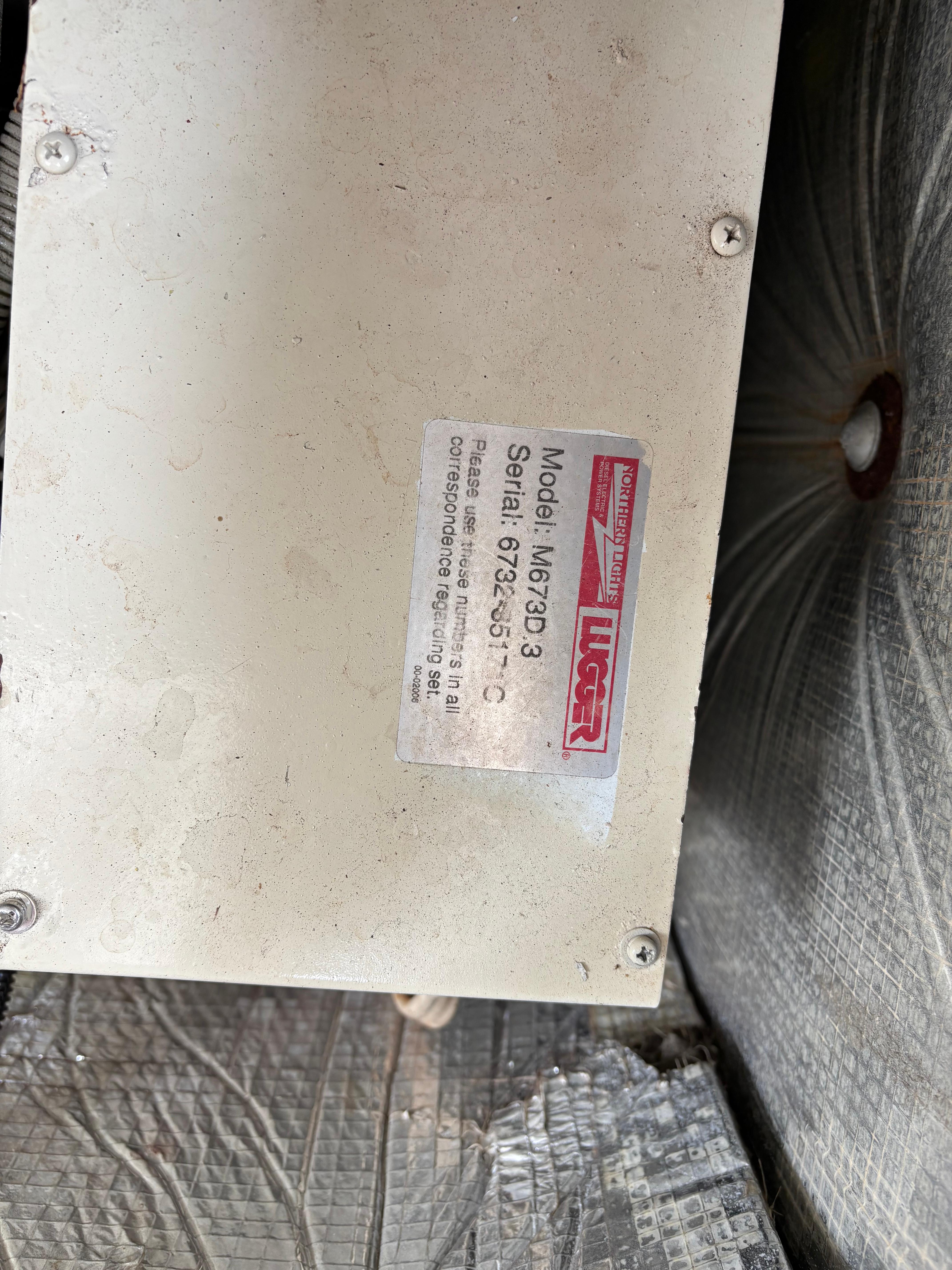 MJM-34z Express HT 2006-Zest MD-US-Label on industrial equipment with model and serial number details.-9817750 | Thumbnail