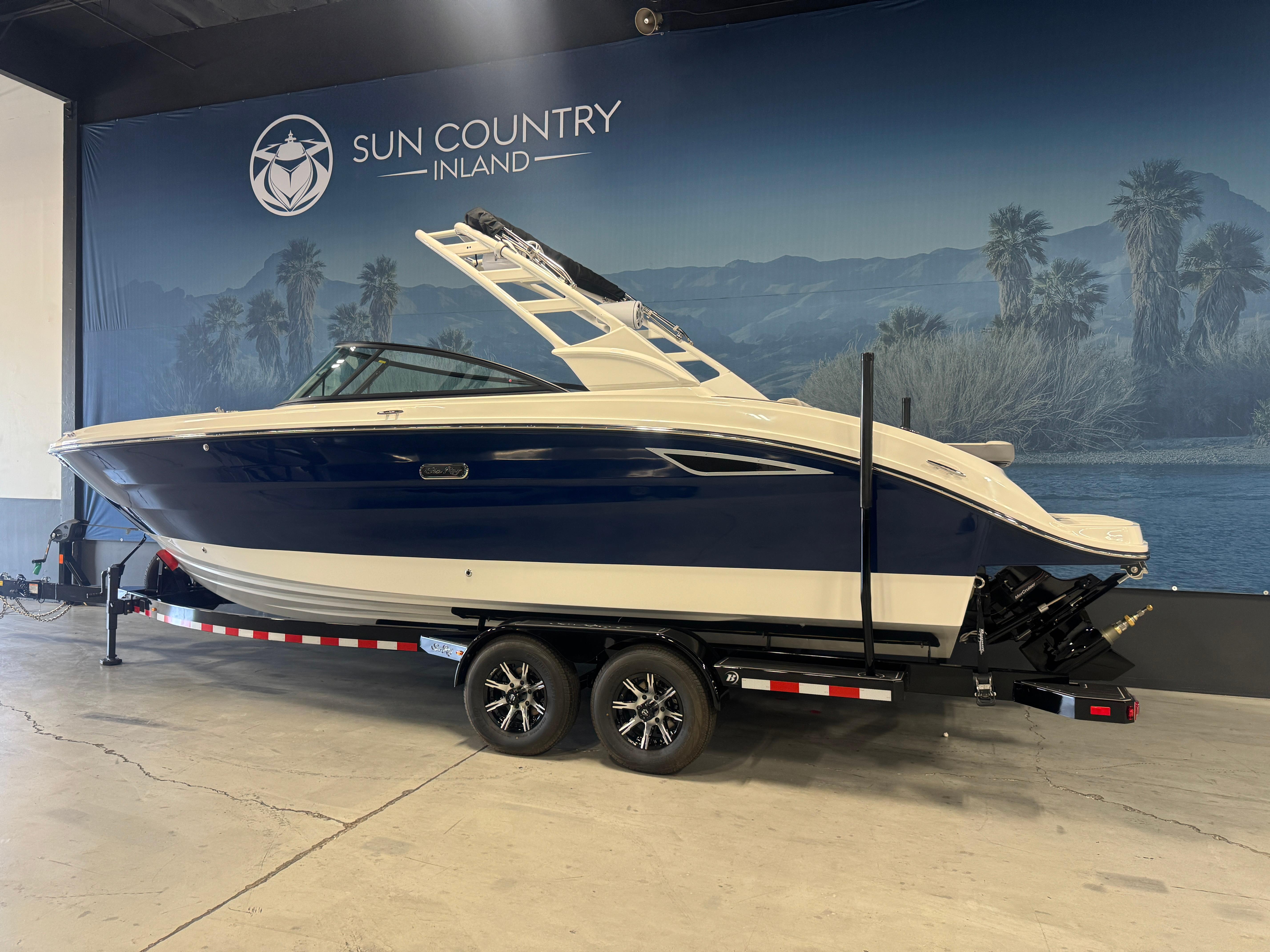 2026 Sea Ray SDX 270 #S1221F inventory image at Sun Country Marine Group, Irvine