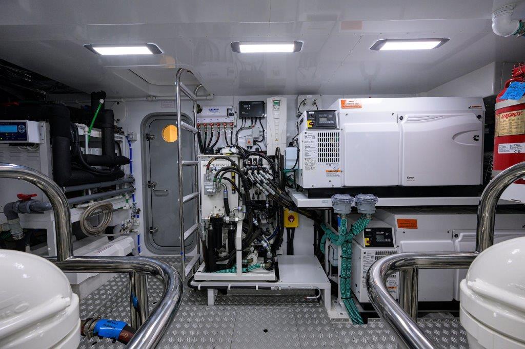 Princess 78 Engine Room