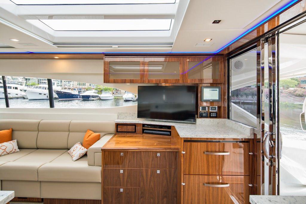 2016 Riviera 6000 Sport Yacht #TBRB60047 inventory image at Sun Country Yachts, South Lake Union (Seattle) 2016 Riviera 6000 Sport Yacht #TBRB60047 inventory image at Sun Country Yachts, South Lake Union (Seattle)