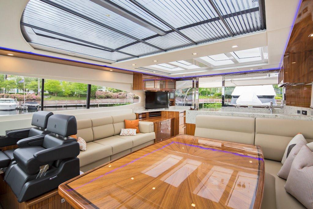2016 Riviera 6000 Sport Yacht #TBRB60047 inventory image at Sun Country Yachts, South Lake Union (Seattle) 2016 Riviera 6000 Sport Yacht #TBRB60047 inventory image at Sun Country Yachts, South Lake Union (Seattle)