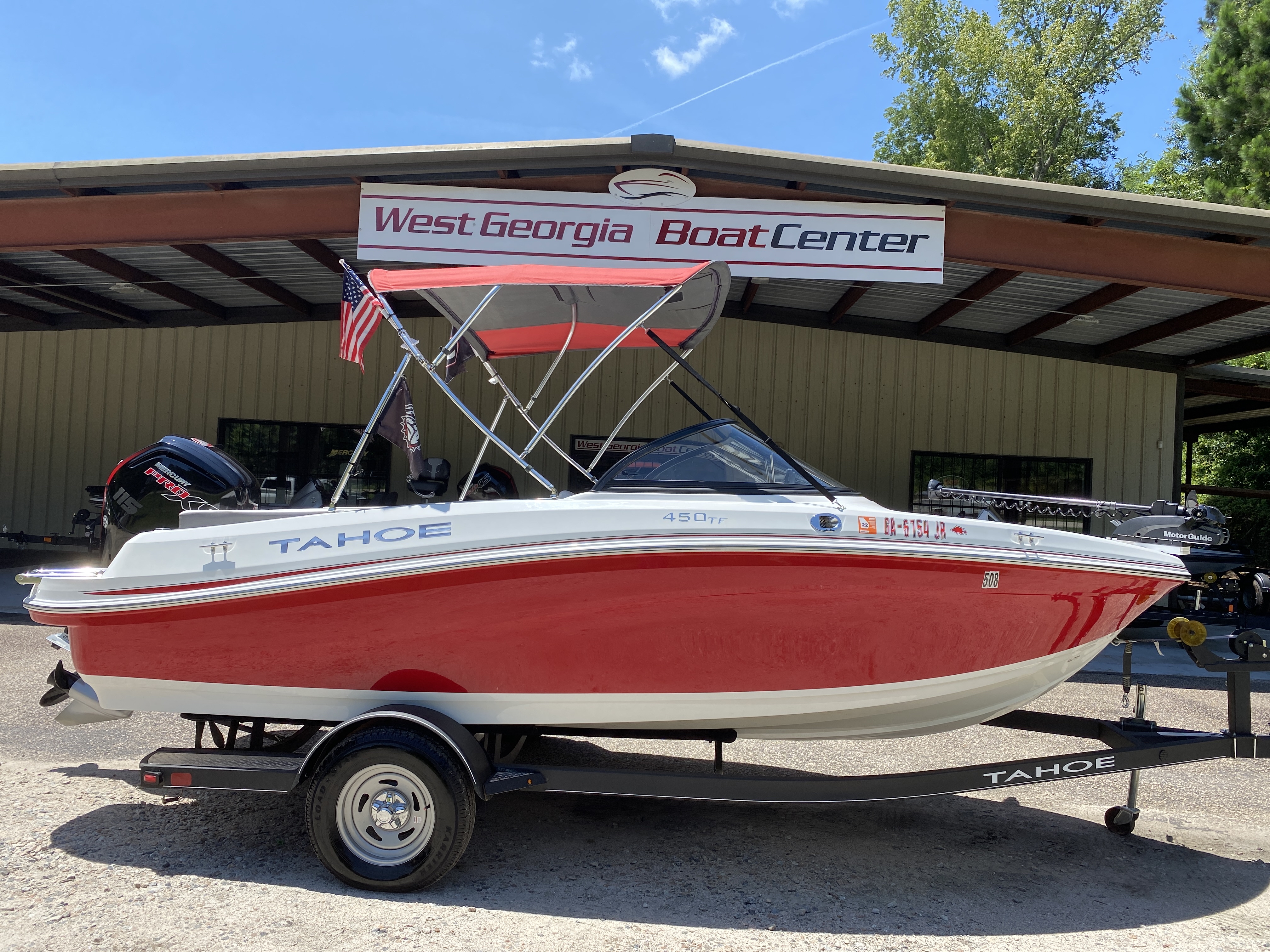 2019 Tahoe boat for sale, model of the boat is 450 TF & Image # 1 of 23