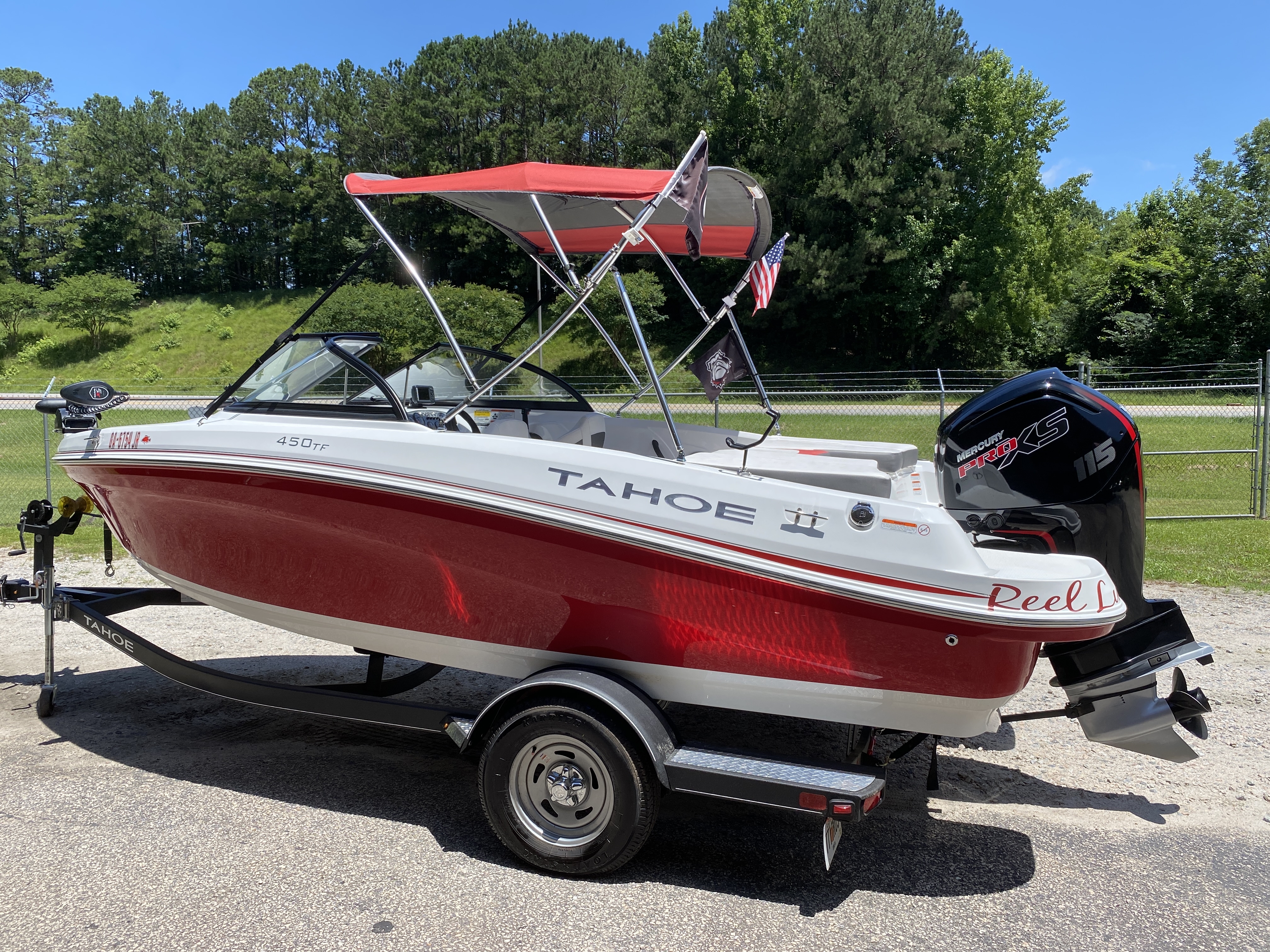 2019 Tahoe boat for sale, model of the boat is 450 TF & Image # 10 of 23