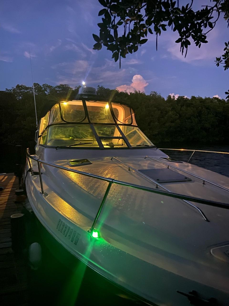Sea Ray 31 - LED lighting on Bow