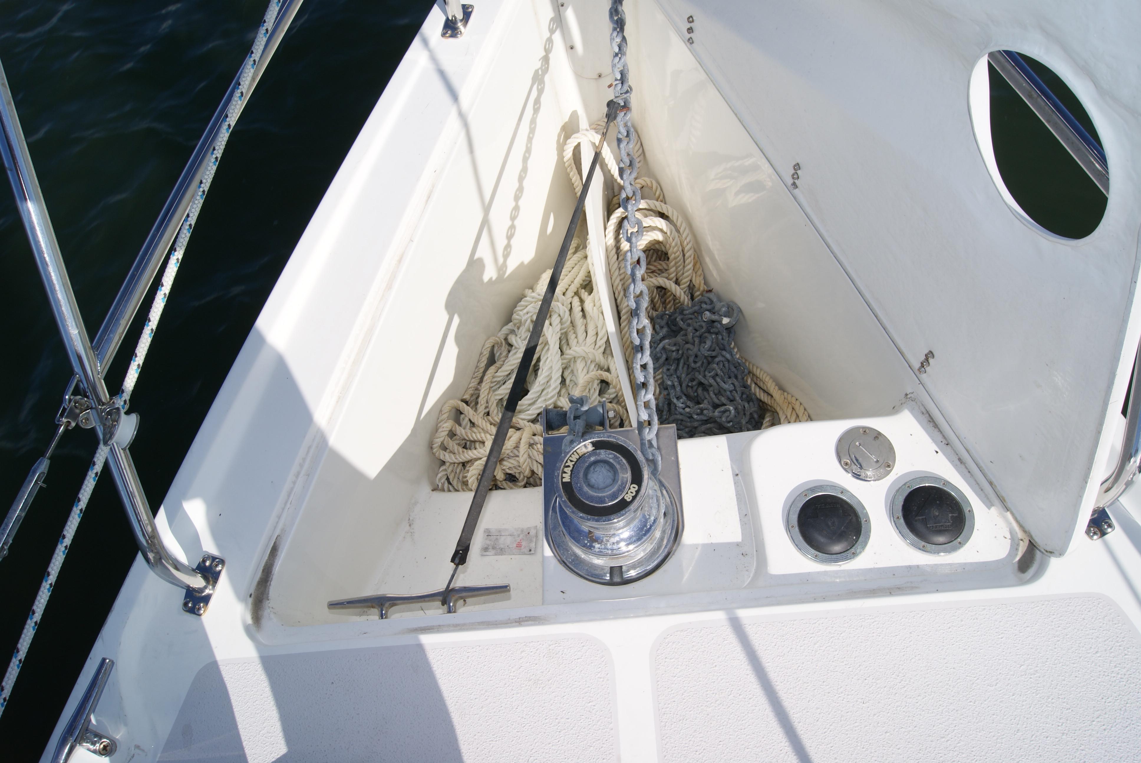 Windlass, with foot controls