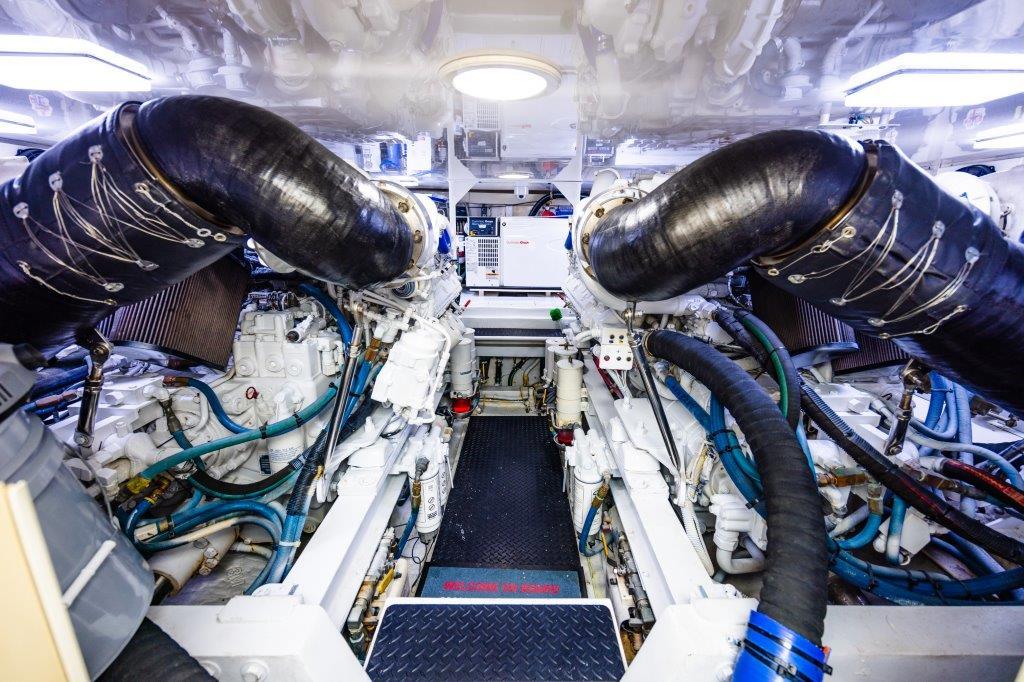 Viking 54 Blue Eyes - Engine Room