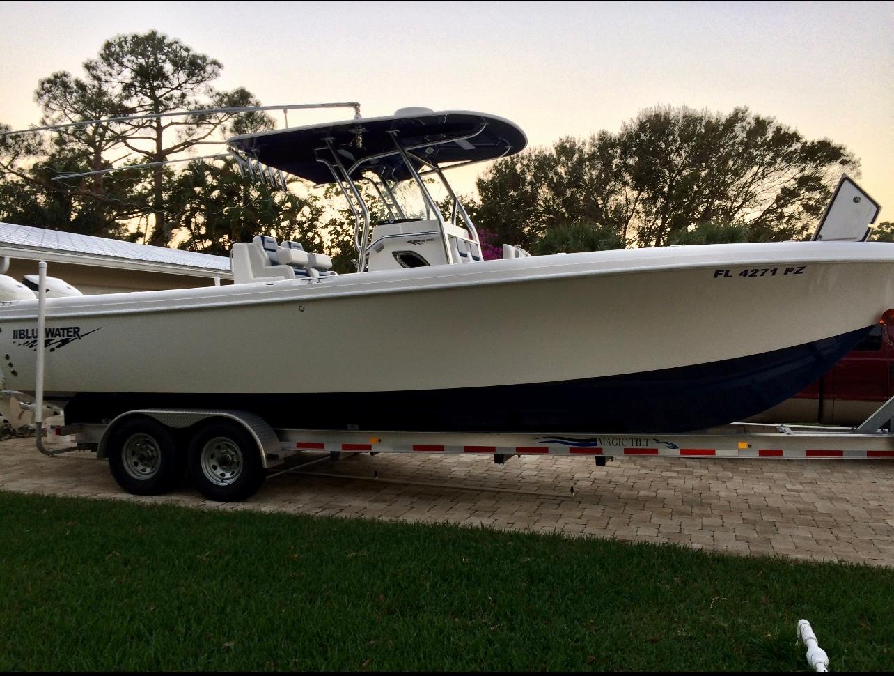 2016 Bluewater 2850 - Boat on trailer