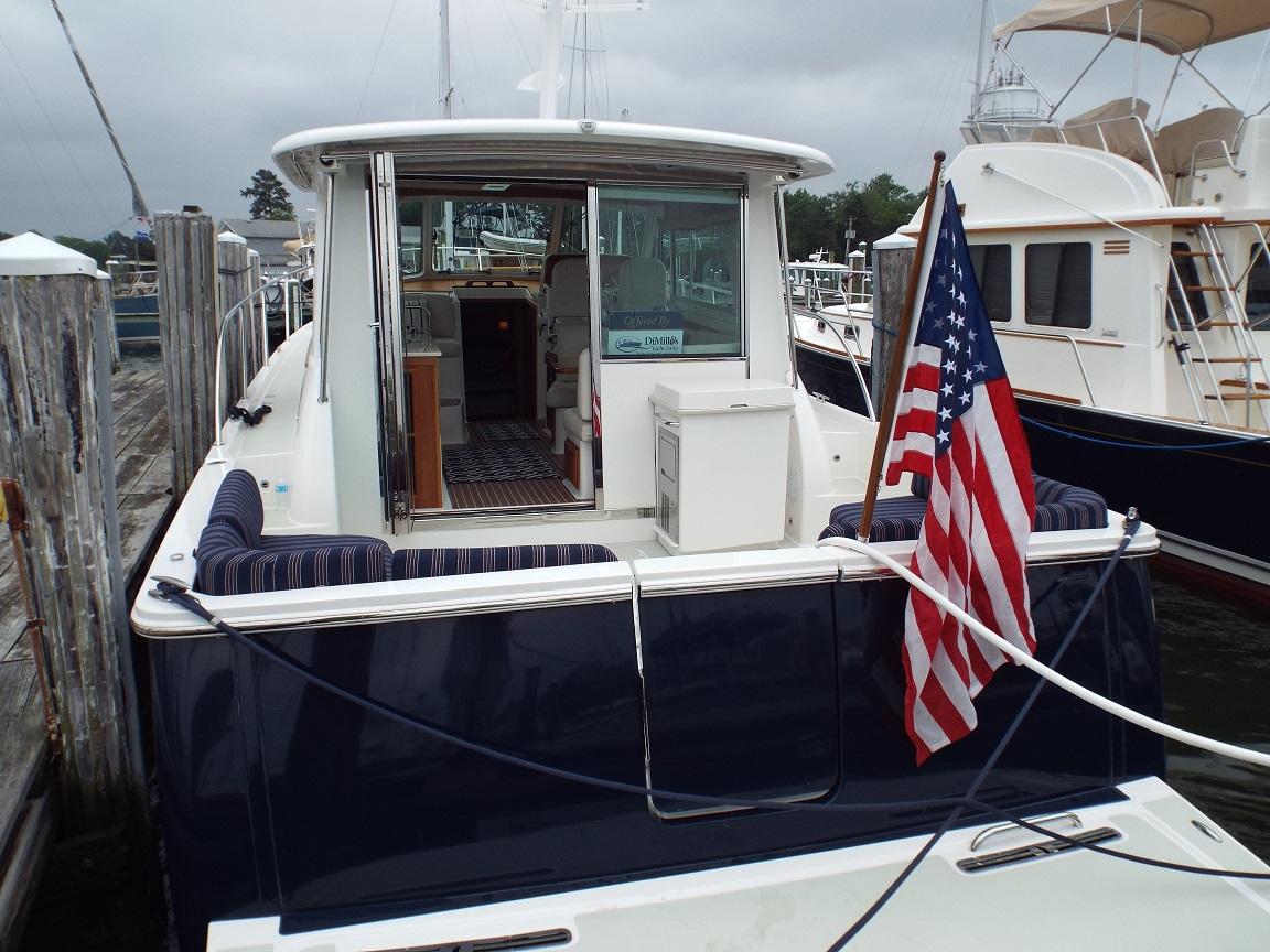 Stern from the dock