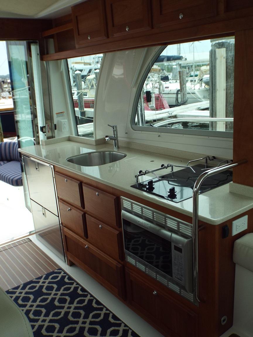 Galley looking aft