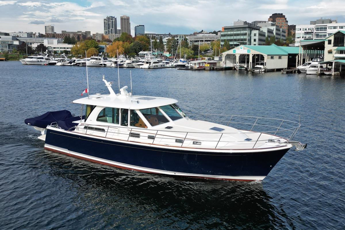 2020 Sabre 45 Salon Express #TBBA45041 inventory image at Sun Country Yachts, South Lake Union (Seattle)