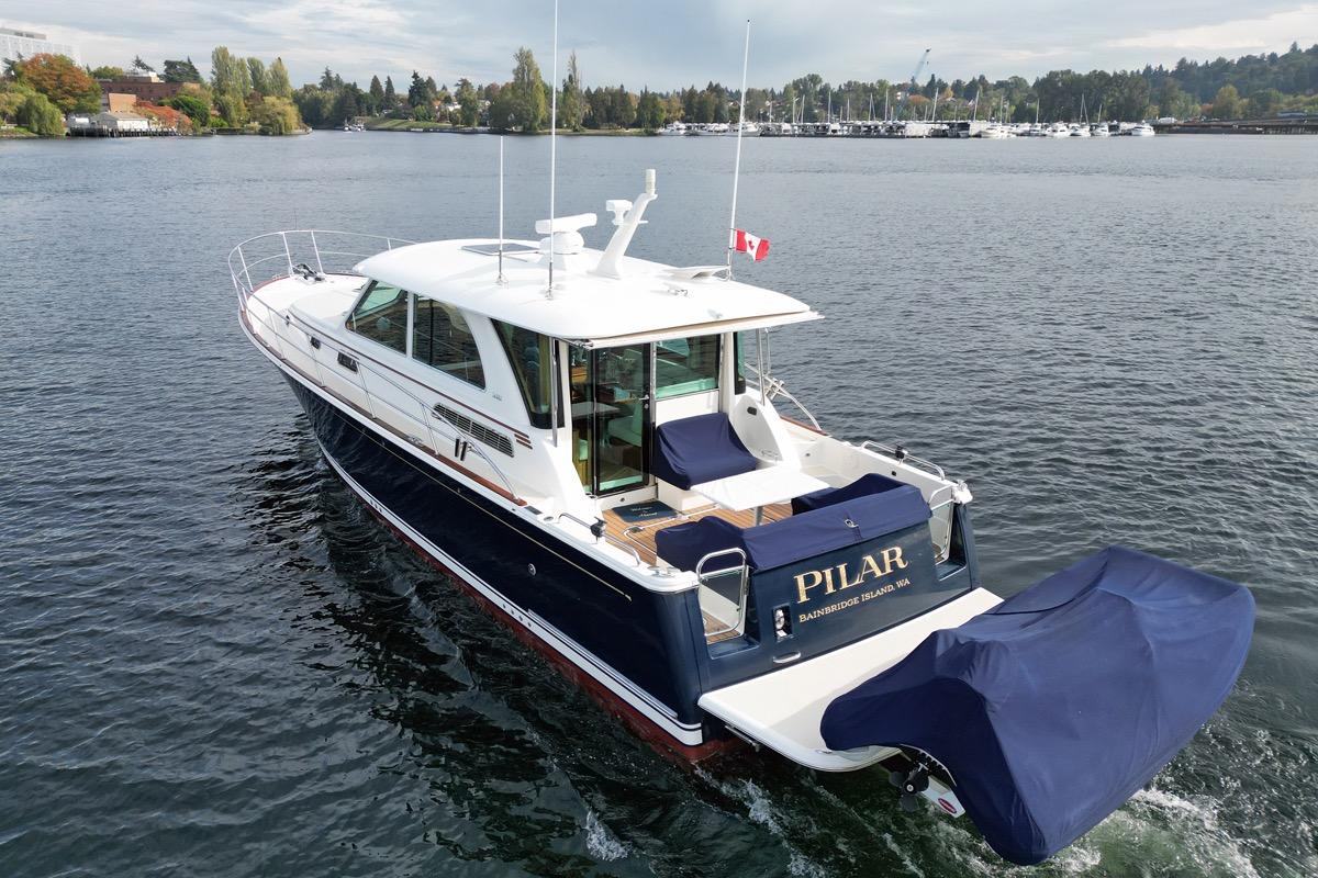 2020 Sabre 45 Salon Express #TBBA45041 inventory image at Sun Country Yachts, South Lake Union (Seattle)