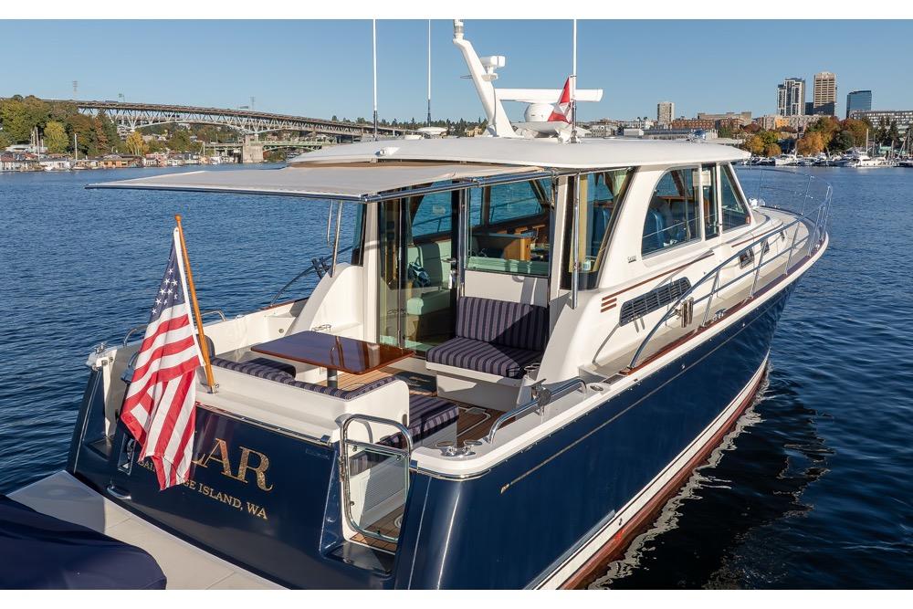 2020 Sabre 45 Salon Express #TBBA45041 inventory image at Sun Country Yachts, South Lake Union (Seattle)