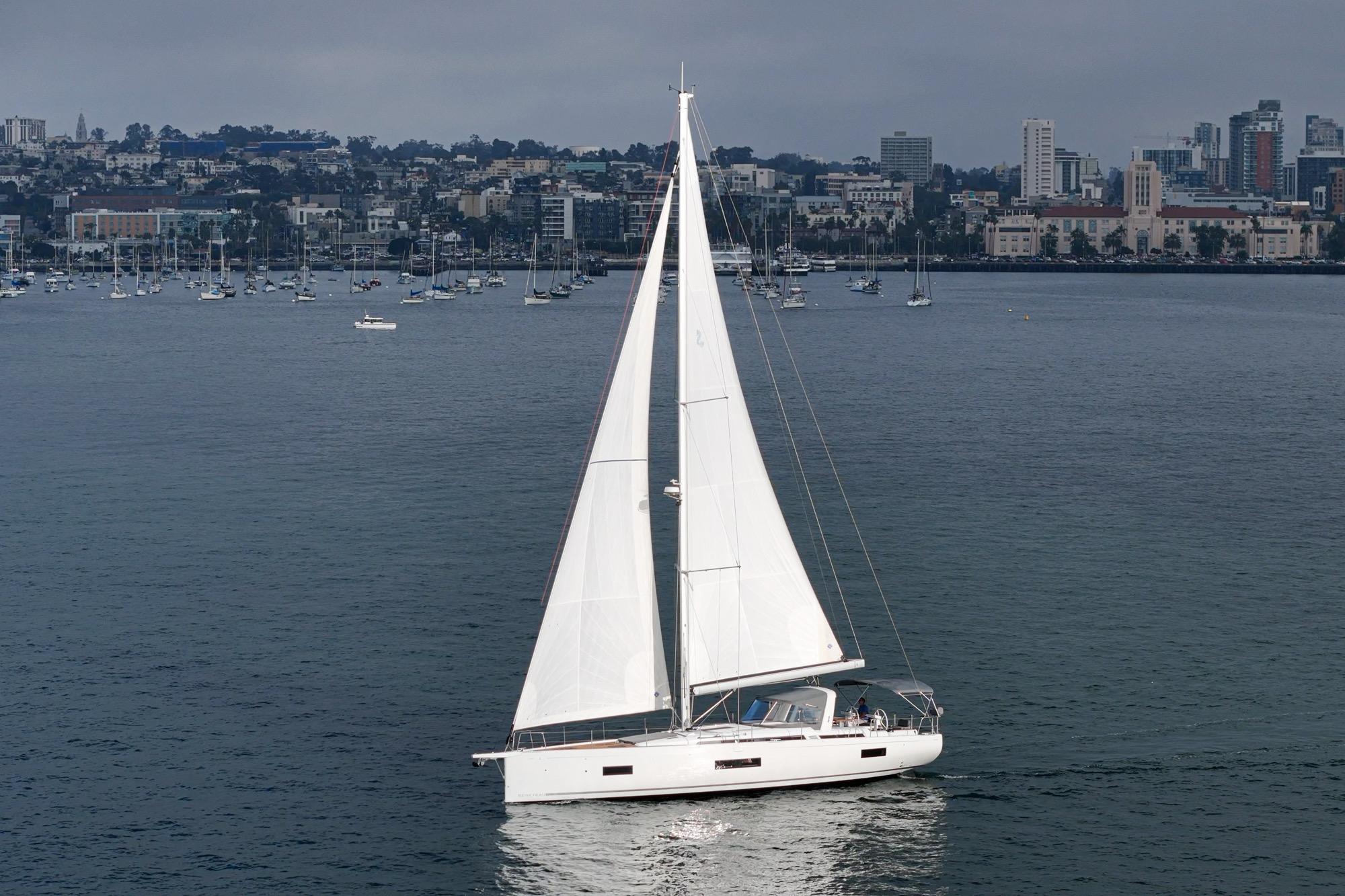 2022 Beneteau Oceanis Yacht 54 #TBSS023A-LLC inventory image at Sun Country Marine Group, San Diego Harbor Island