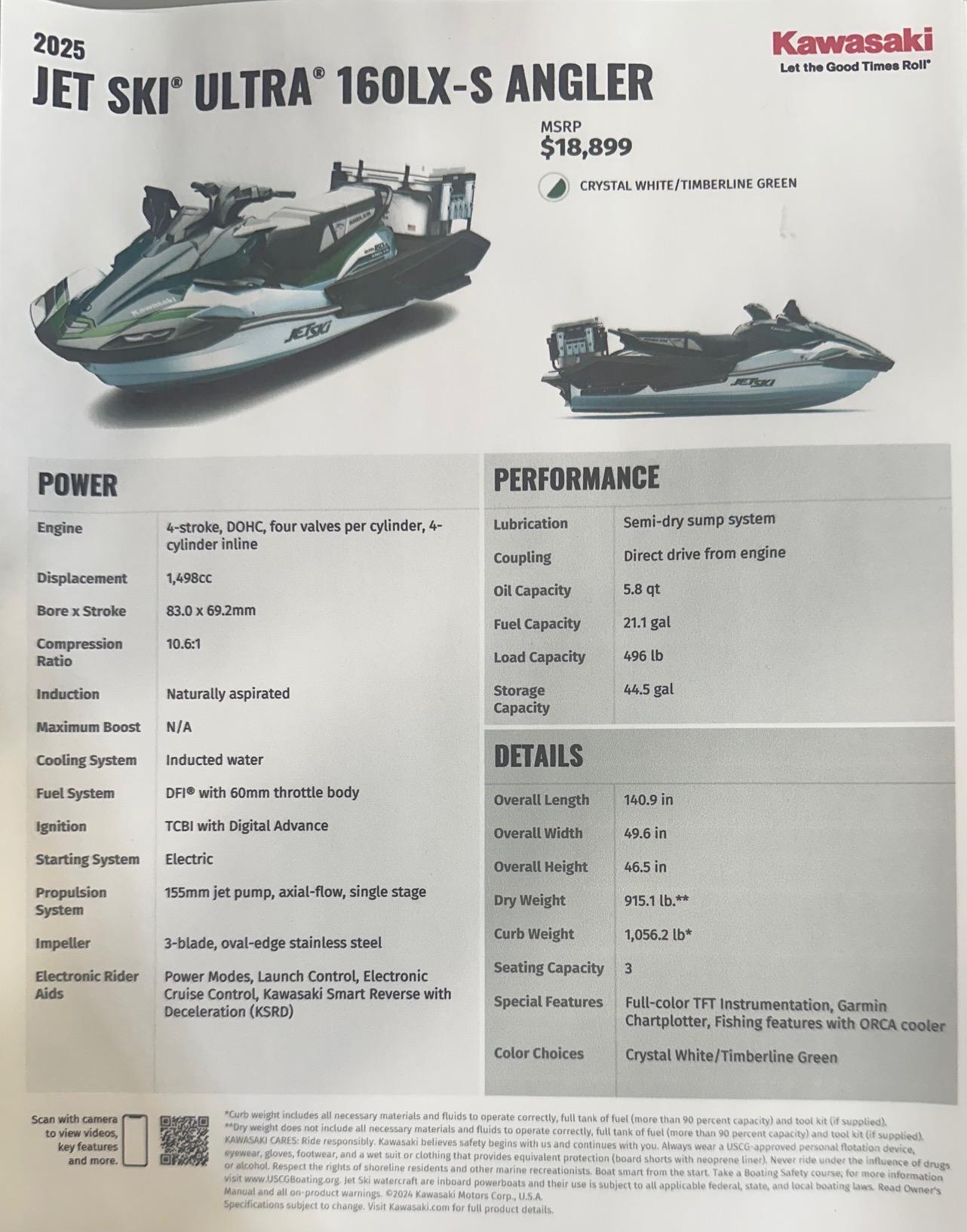 2025 Kawasaki Ultra 160 LXS Angler-9