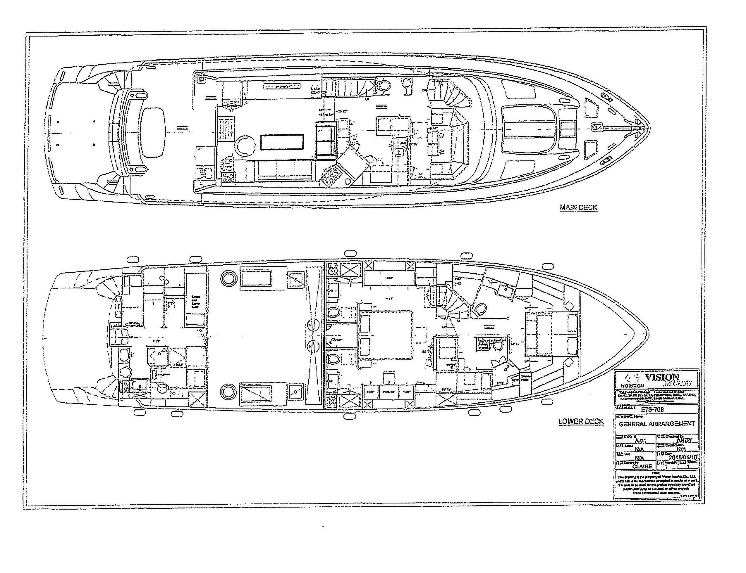 Main Deck and Lower Deck