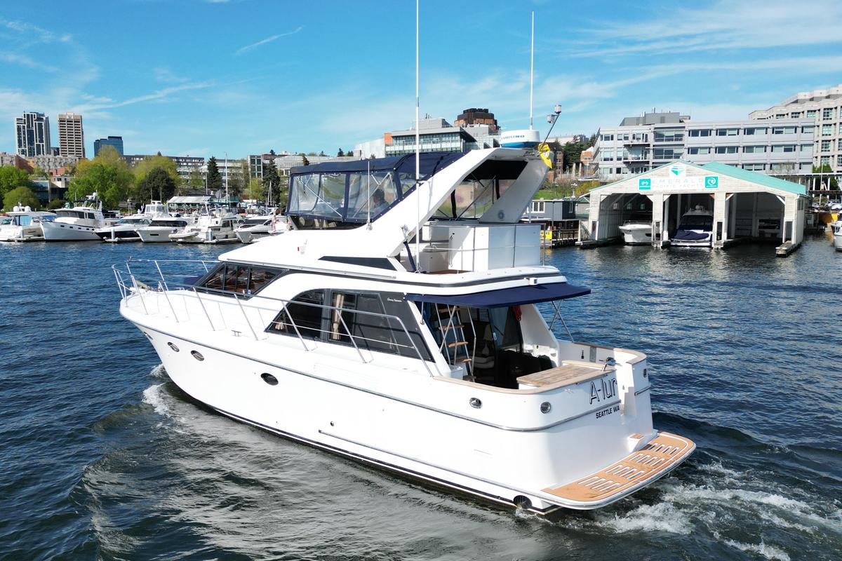 1998 Ocean Alexander 422 Sport Sedan #TBBA12345 inventory image at Sun Country Yachts, South Lake Union (Seattle) 1998 Ocean Alexander 422 Sport Sedan #TBBA12345 inventory image at Sun Country Yachts, South Lake Union (Seattle)