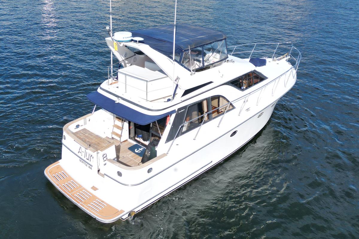 1998 Ocean Alexander 422 Sport Sedan #TBBA12345 inventory image at Sun Country Yachts, South Lake Union (Seattle) 1998 Ocean Alexander 422 Sport Sedan #TBBA12345 inventory image at Sun Country Yachts, South Lake Union (Seattle)