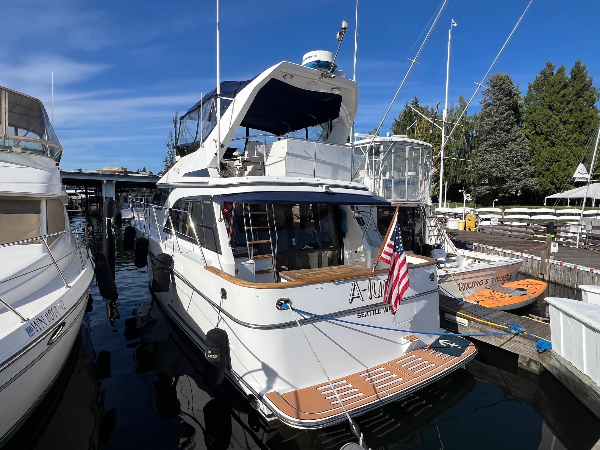 1998 Ocean Alexander 422 Sport Sedan #TBBA12345 inventory image at Sun Country Yachts, South Lake Union (Seattle) 1998 Ocean Alexander 422 Sport Sedan #TBBA12345 inventory image at Sun Country Yachts, South Lake Union (Seattle)