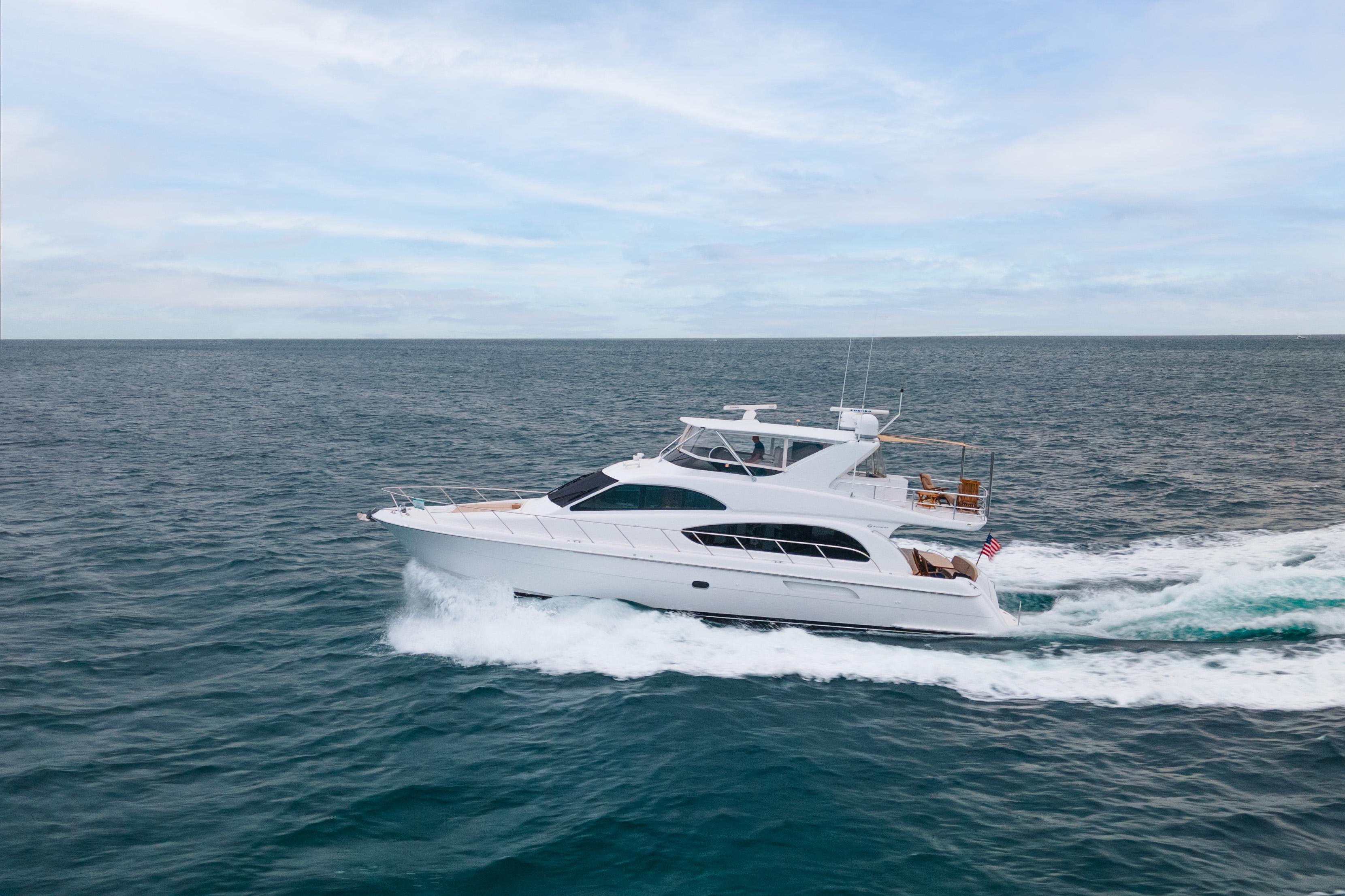 Hatteras 64 Steal N Time - Exterior Profile