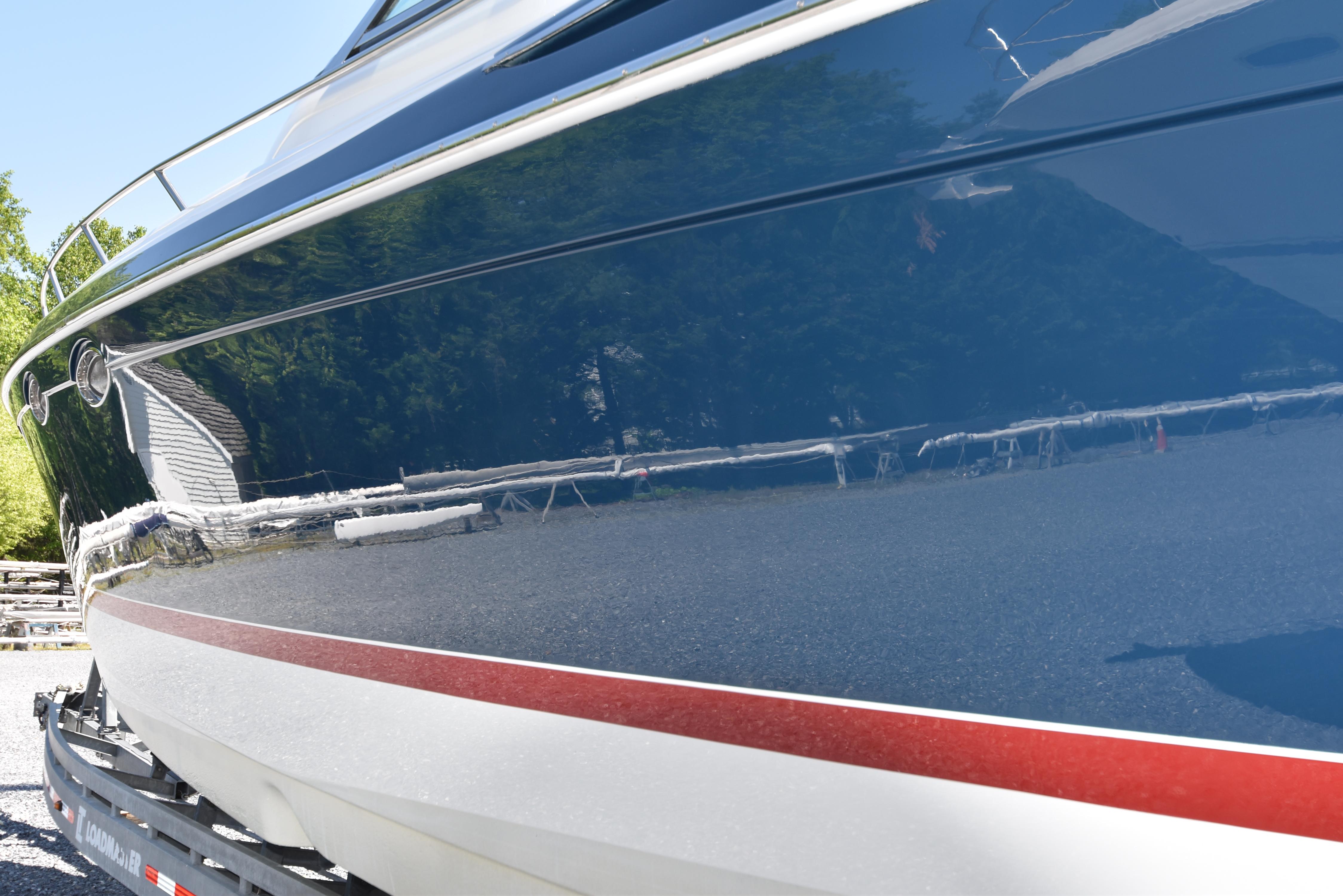 Port Side Hull Reflection in New Paint
