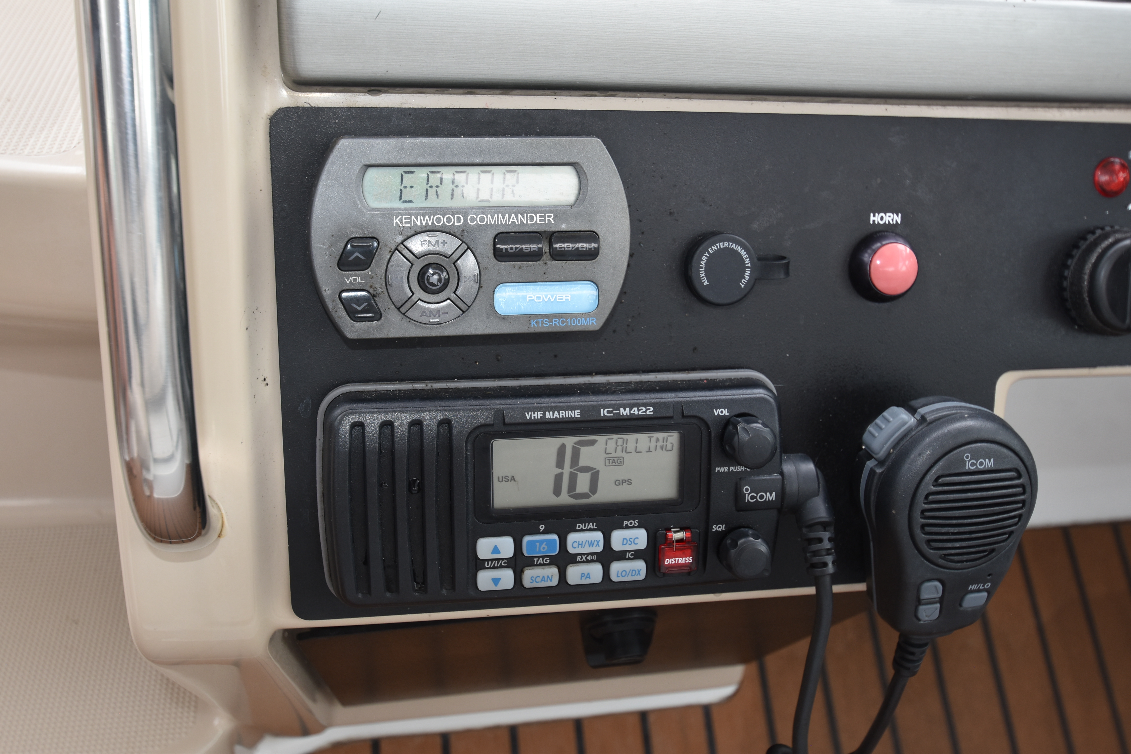 Icom VHF Radio & Kenwood Remote