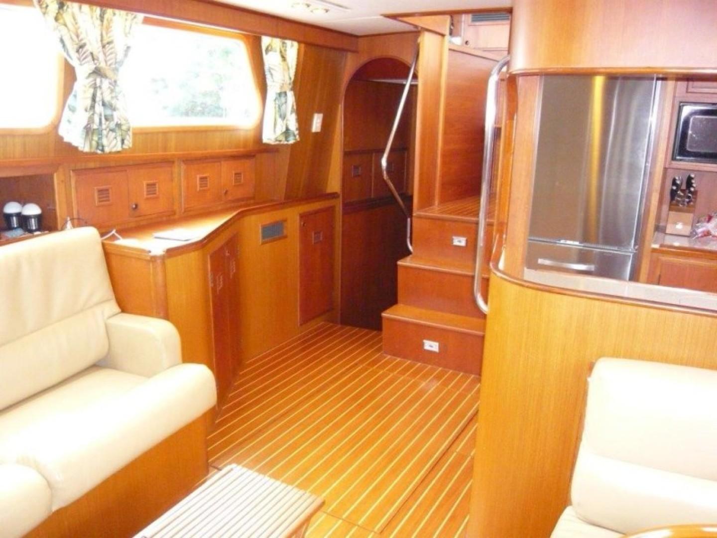 Cheoy Lee-Sloop 1990-Maraya FL-US-Interior of 1990 Cheoy Lee Sloop with wooden finish and comfortable seating.-9808426 | Thumbnail