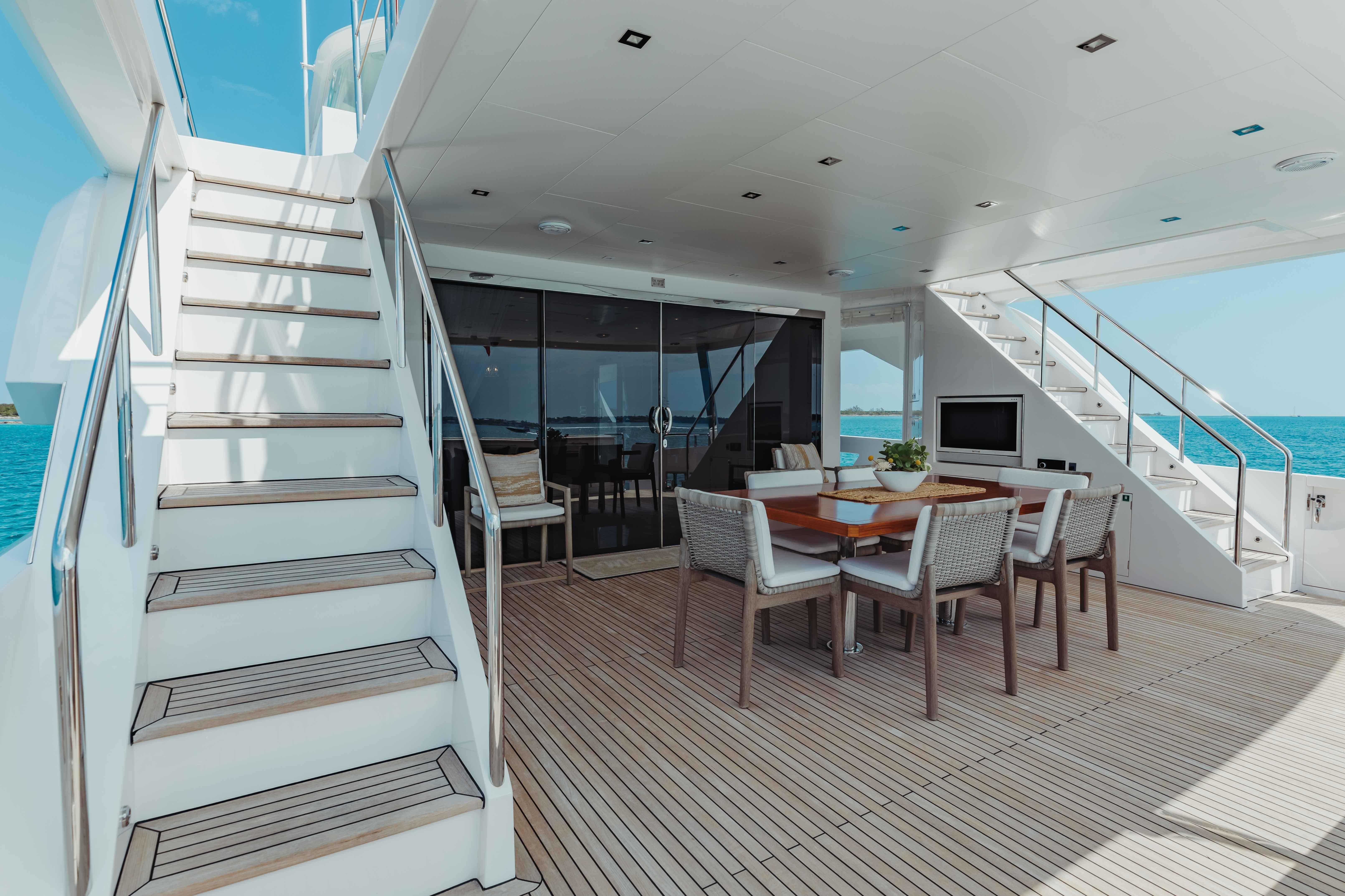 Aft Deck and Port Staircase