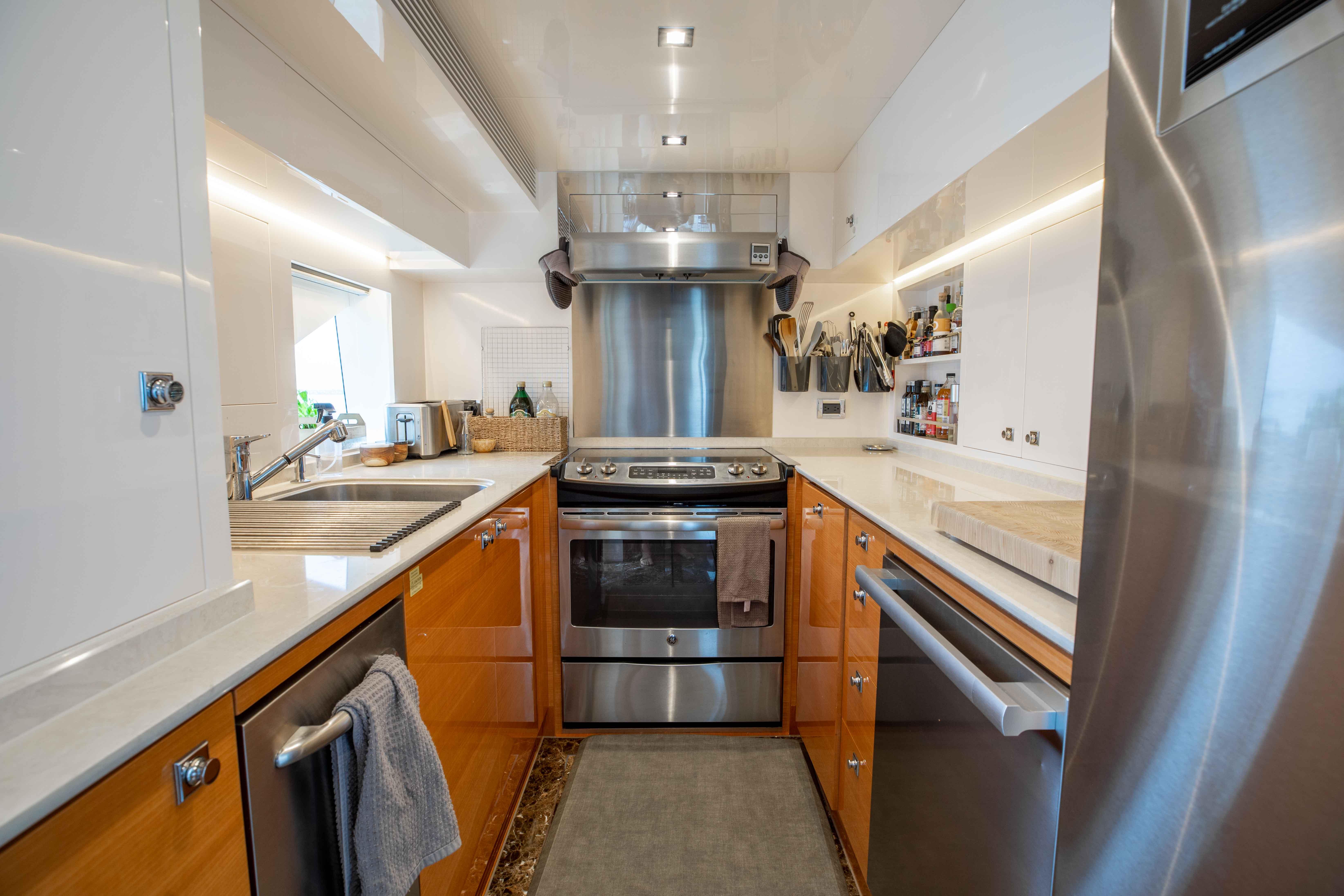 Galley and Stainless Steel Appliances
