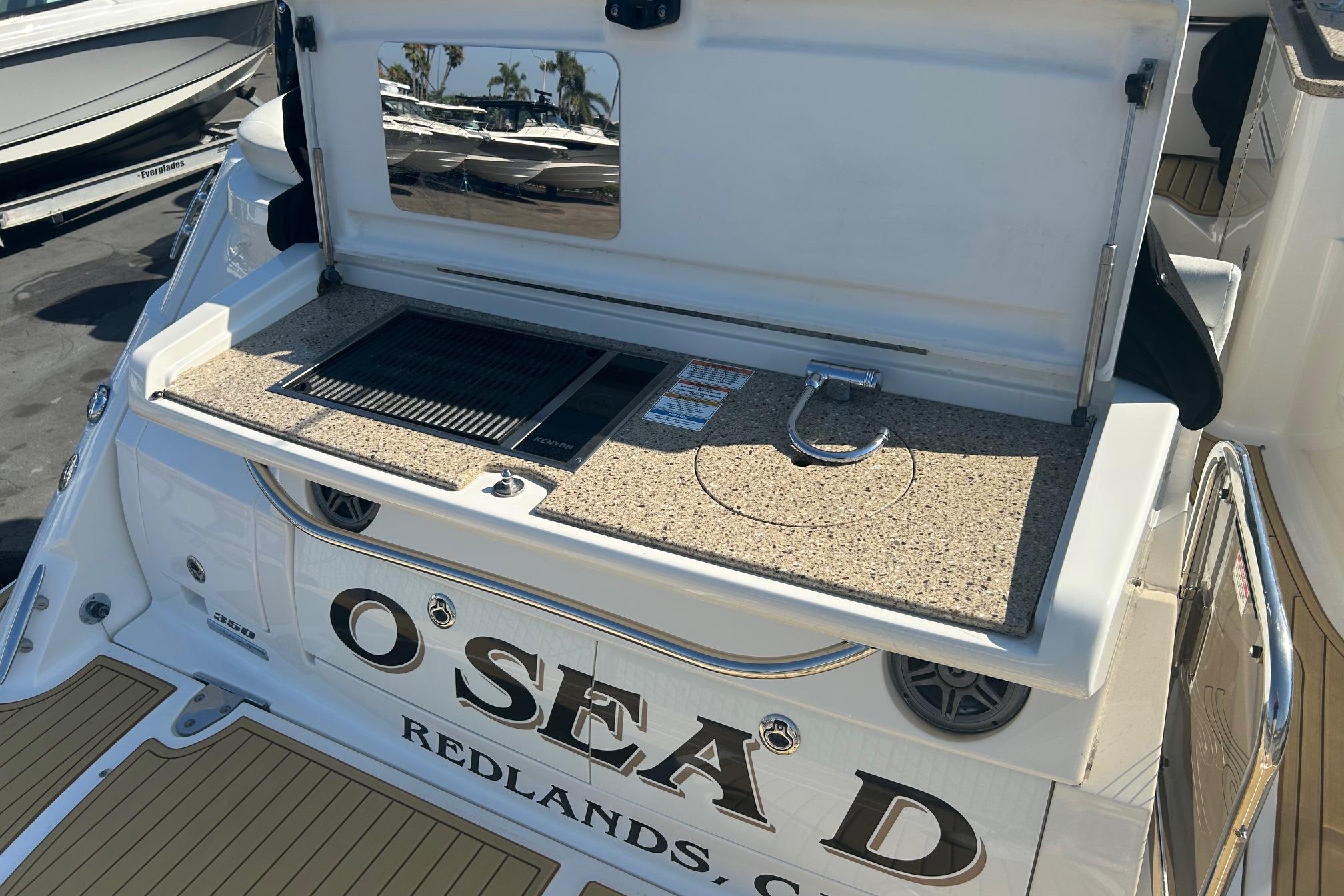 2015 Sea Ray 350 Sundancer #TBDH8381JP inventory image at Sun Country Marine Group, Newport Beach