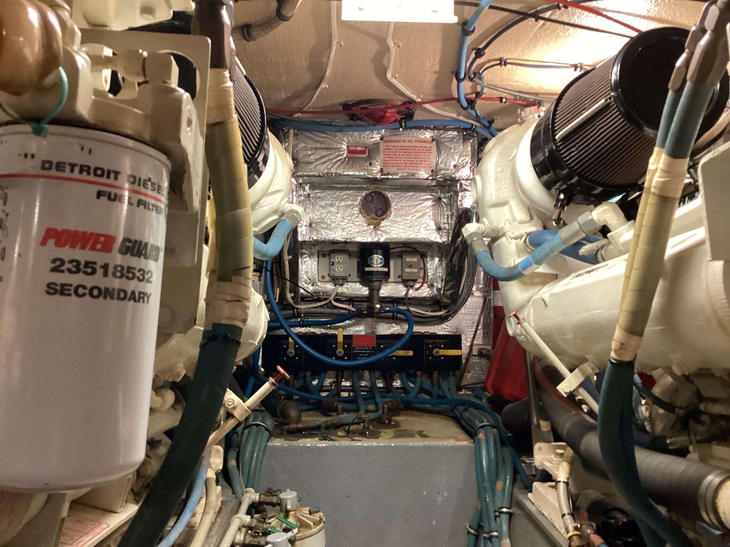ENGINE ROOM LOOKING FORWARD