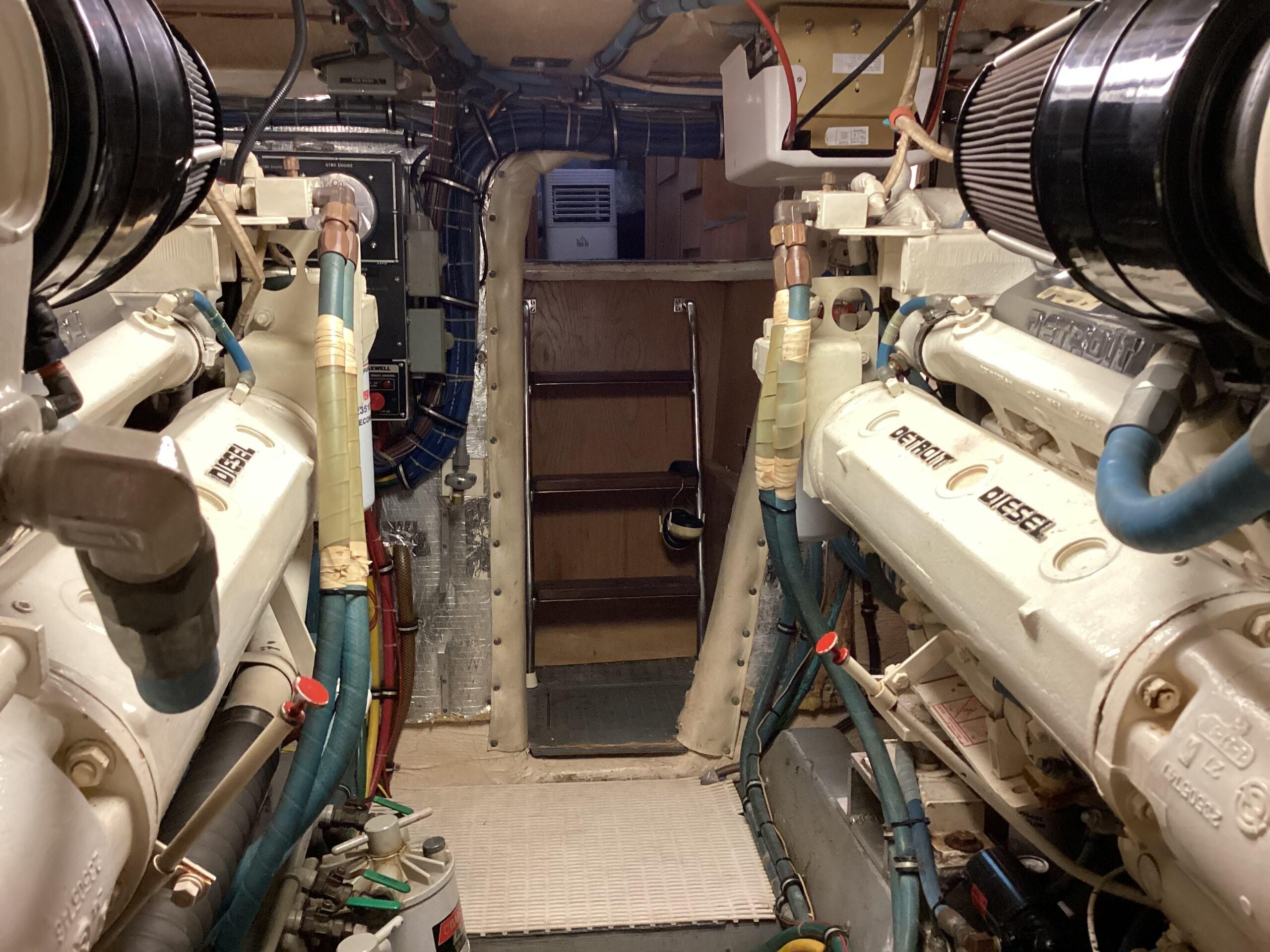 ENGINE ROOM LOOKING AFT