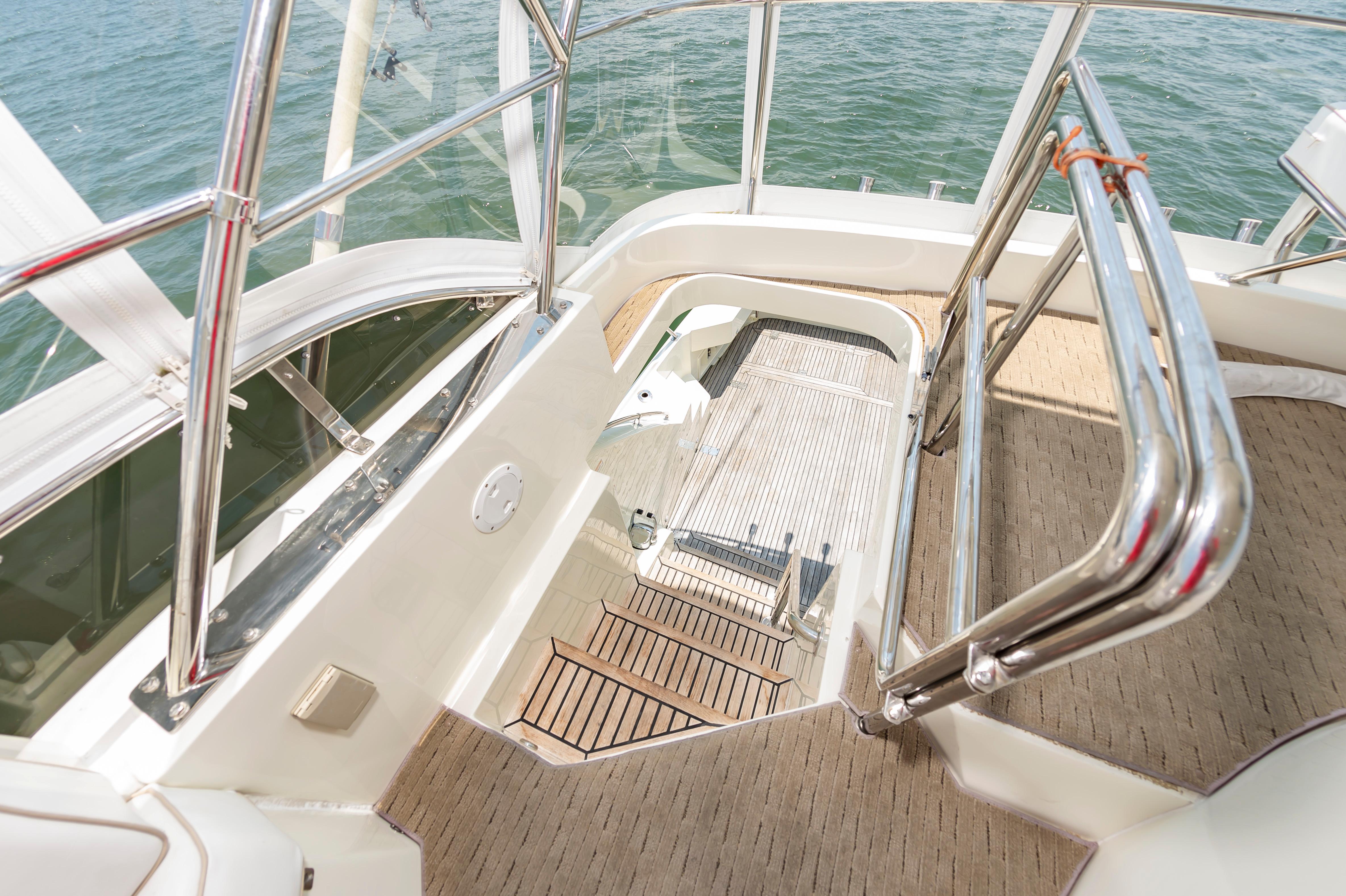 2016 Mikelson 50' S/F, Flybridge Stairs