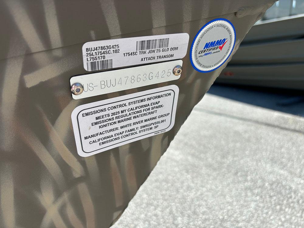 2025 Tracker® Boats Grizzly® 1754 SC